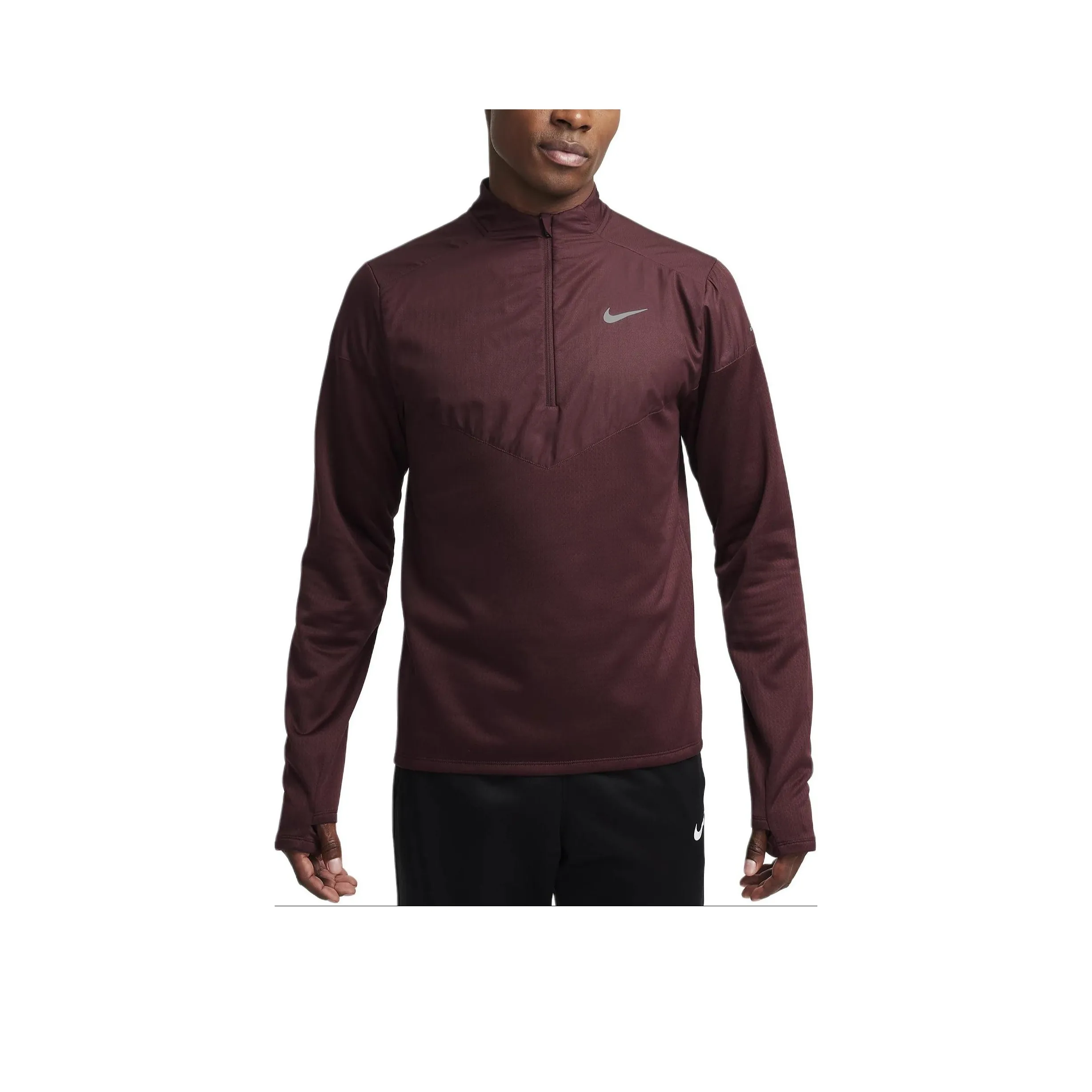 Nike Swoosh Sweatshirts Men Burgundy Red
