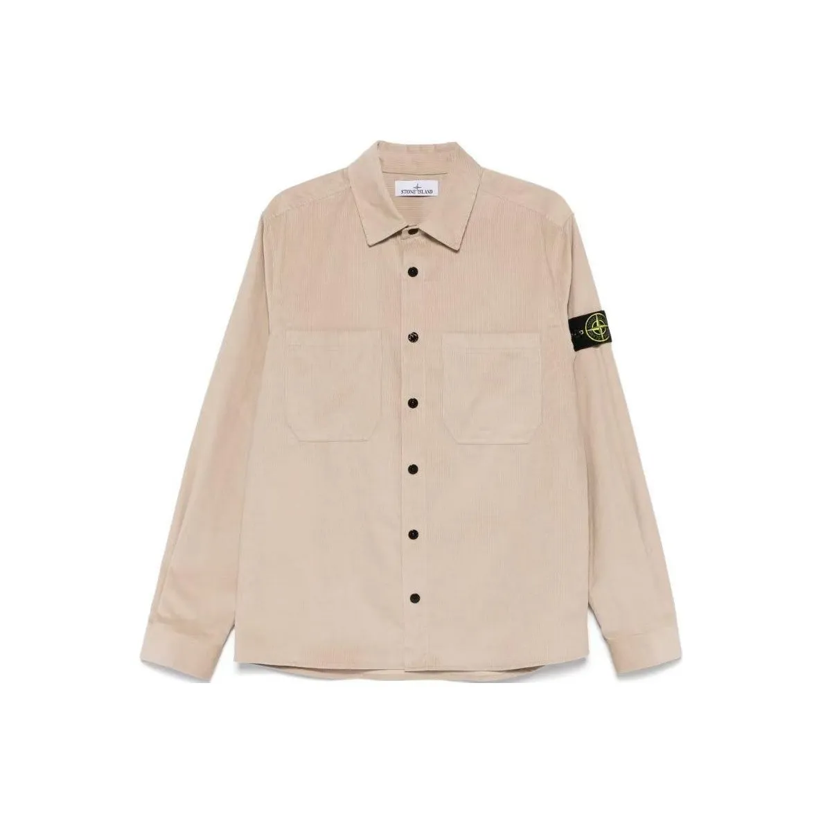 STONE ISLAND SS25 Рубашка Мужская Экрю