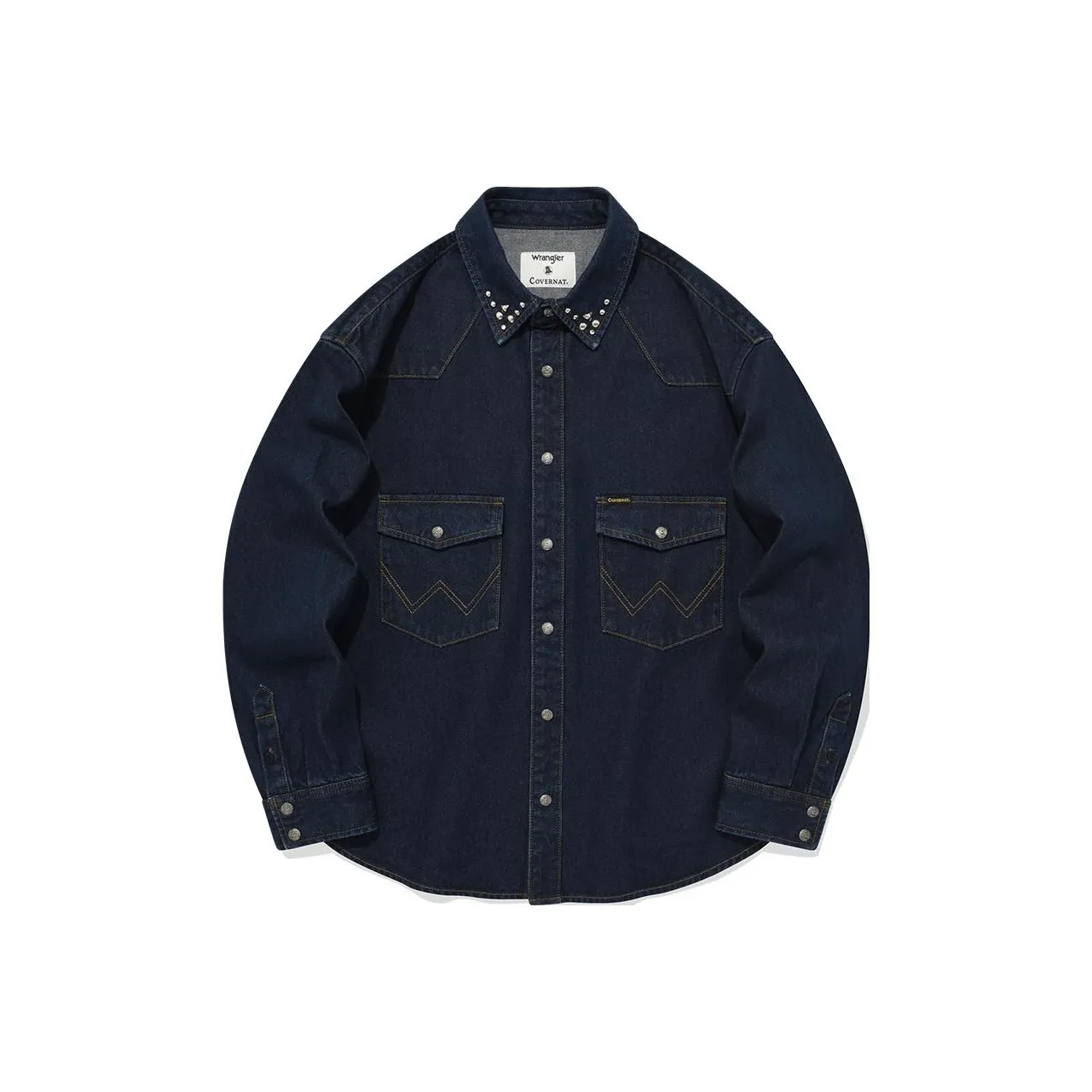 Wrangler X COVERNAT Shirts Unisex Blue