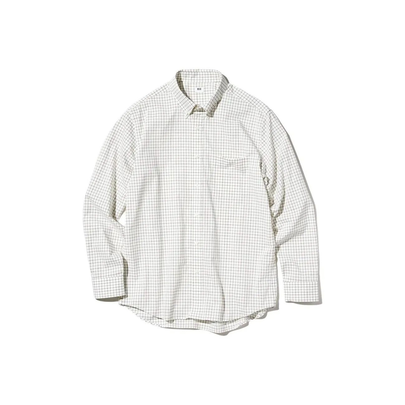 UNIQLO Сливочный Мужская Рубашка