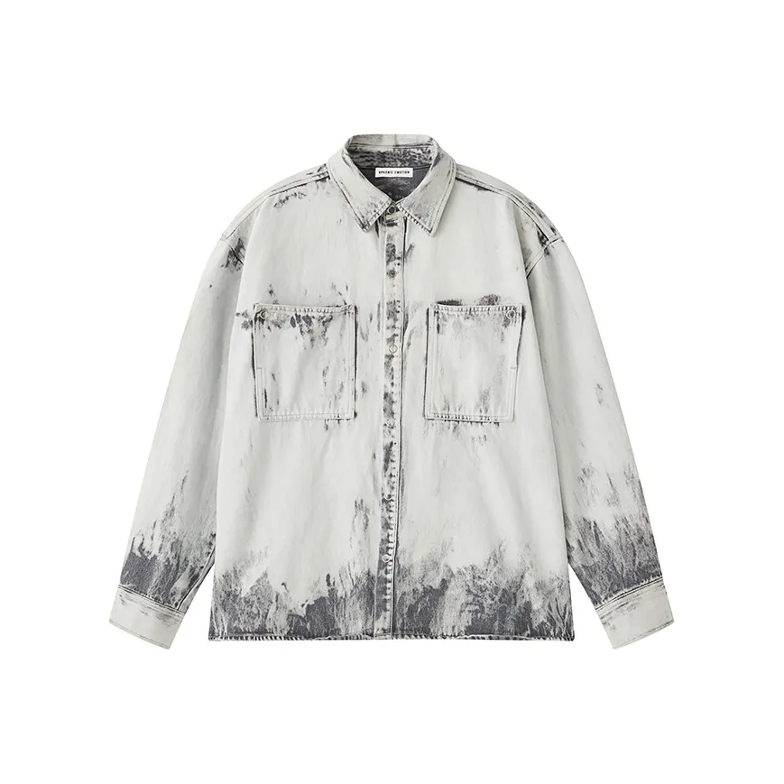 Organic Emotion Промытый синий Унисекс Рубашки