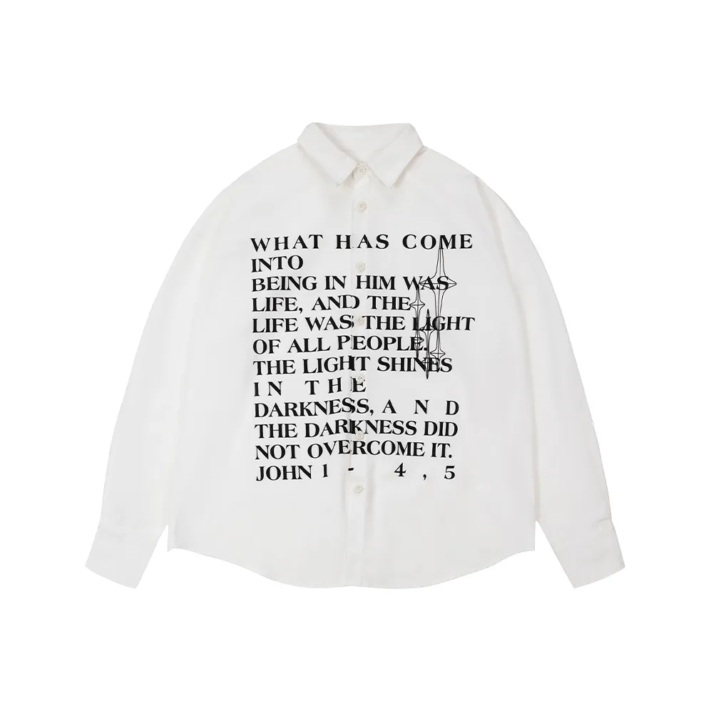 GRKC Белая унисекс рубашка