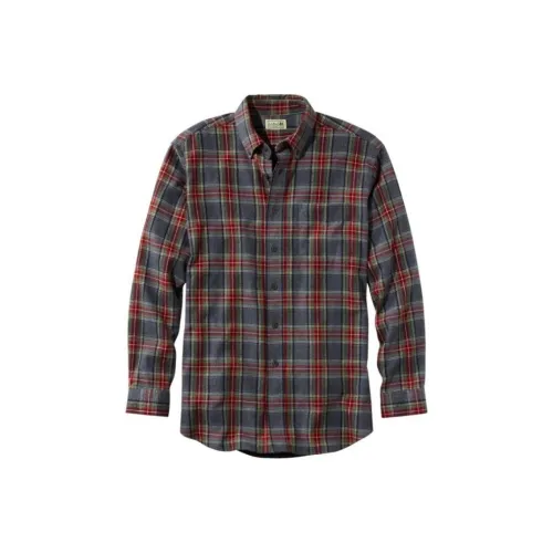 L.L.Bean Серые Мужские Рубашки