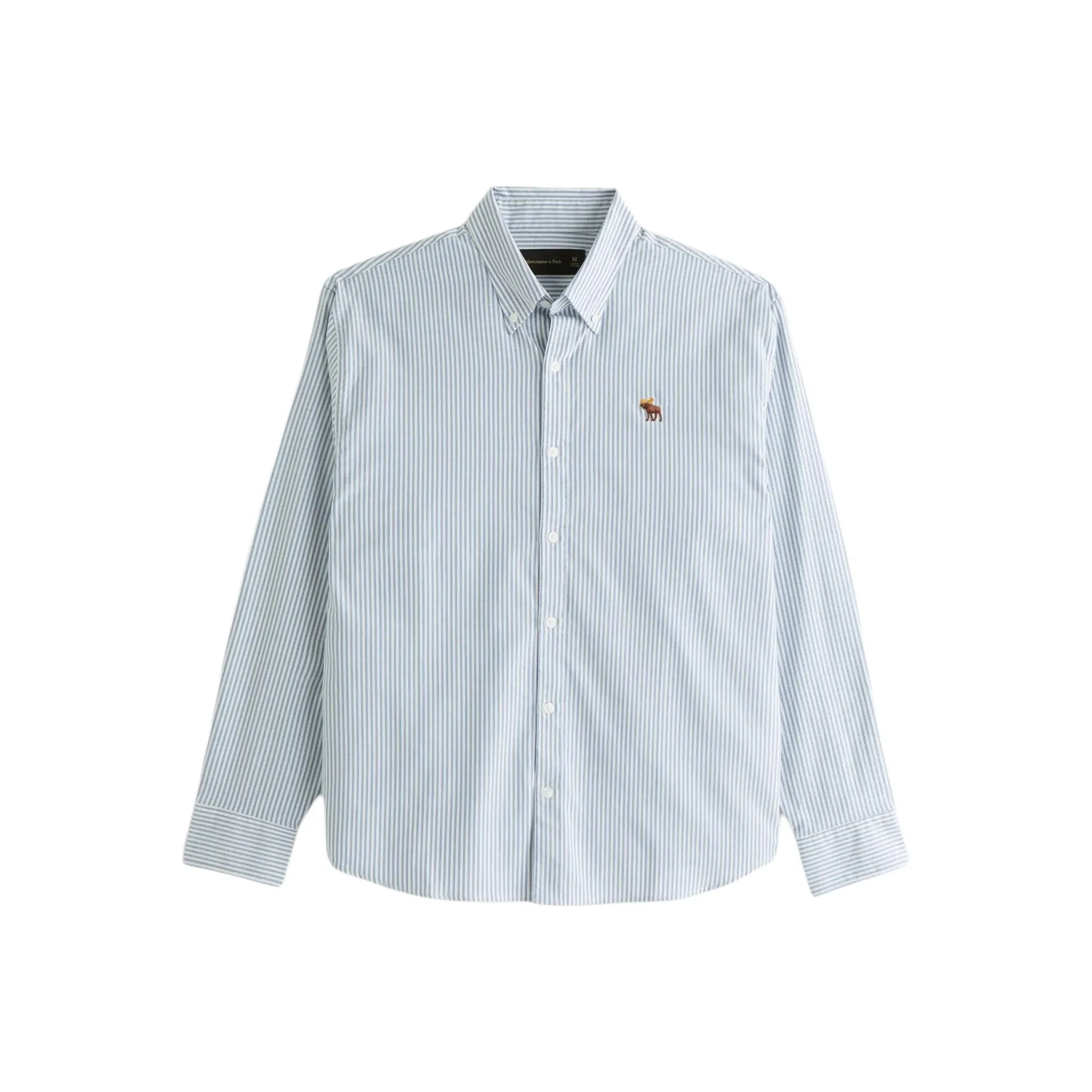 Abercrombie＆Fitch shirt green Men's Sky Blue