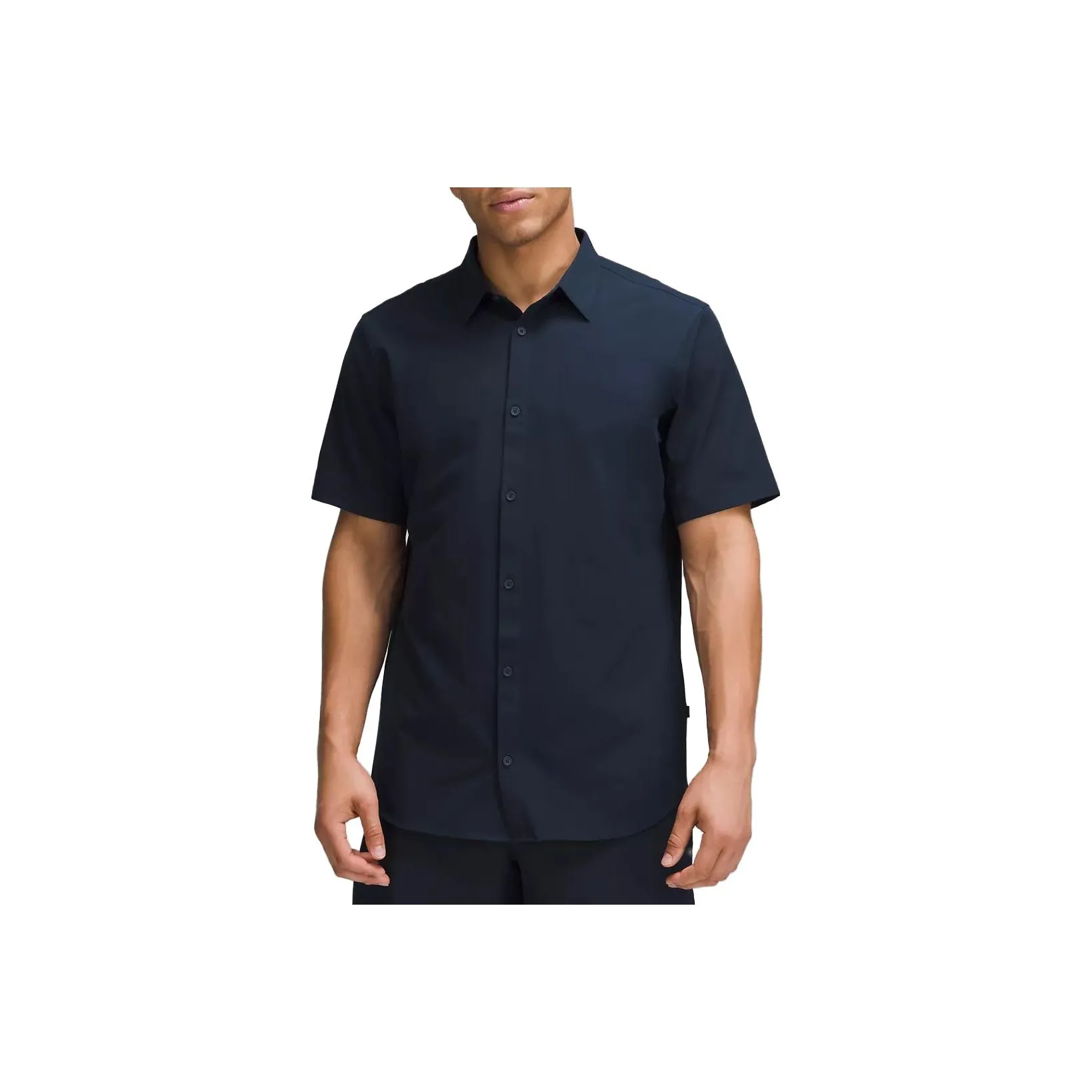 lululemon New Venture Рубашка Мужская Морской Синий