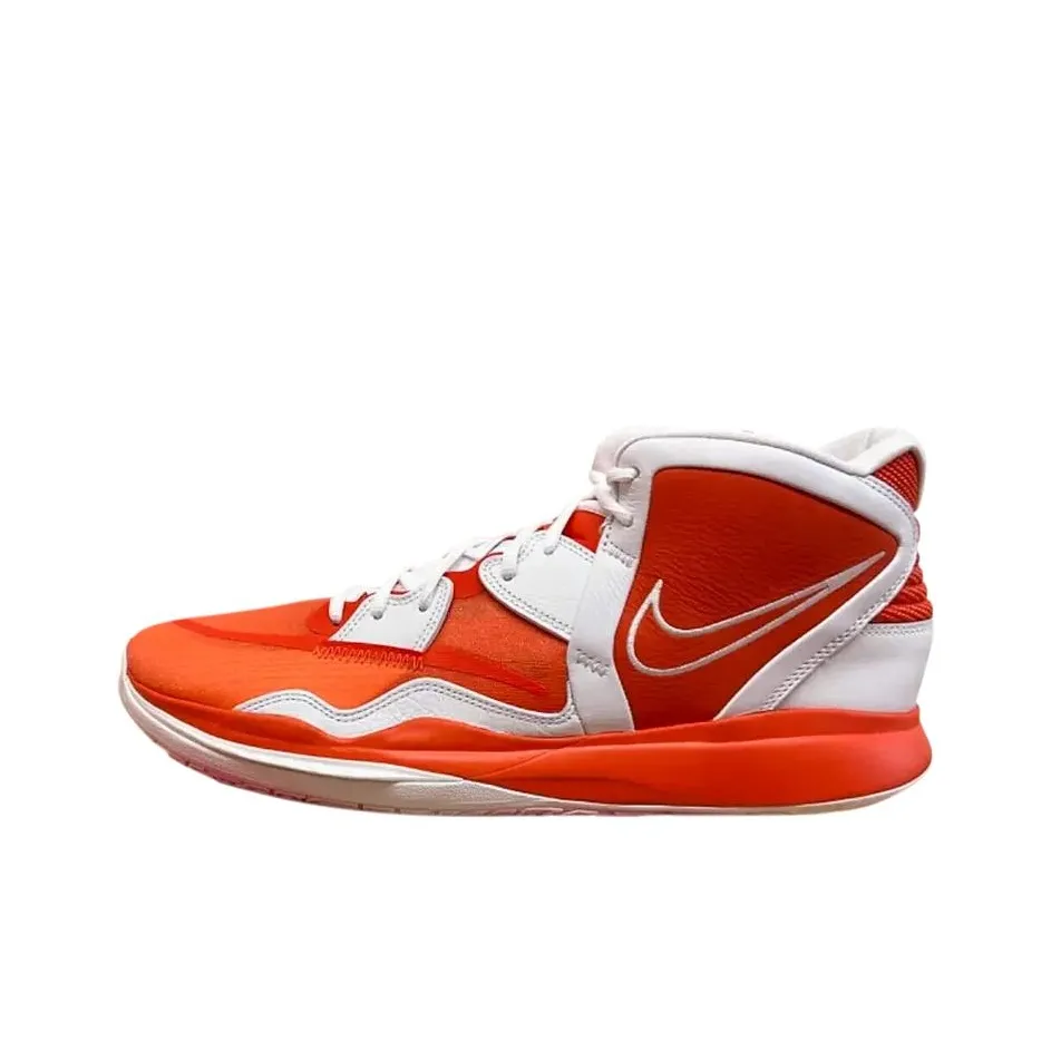 nike Kyrie Infinity Slip Resistant Abrasion Resistant MID Топ Баскетбольные кроссовки Мужской Оранжевый