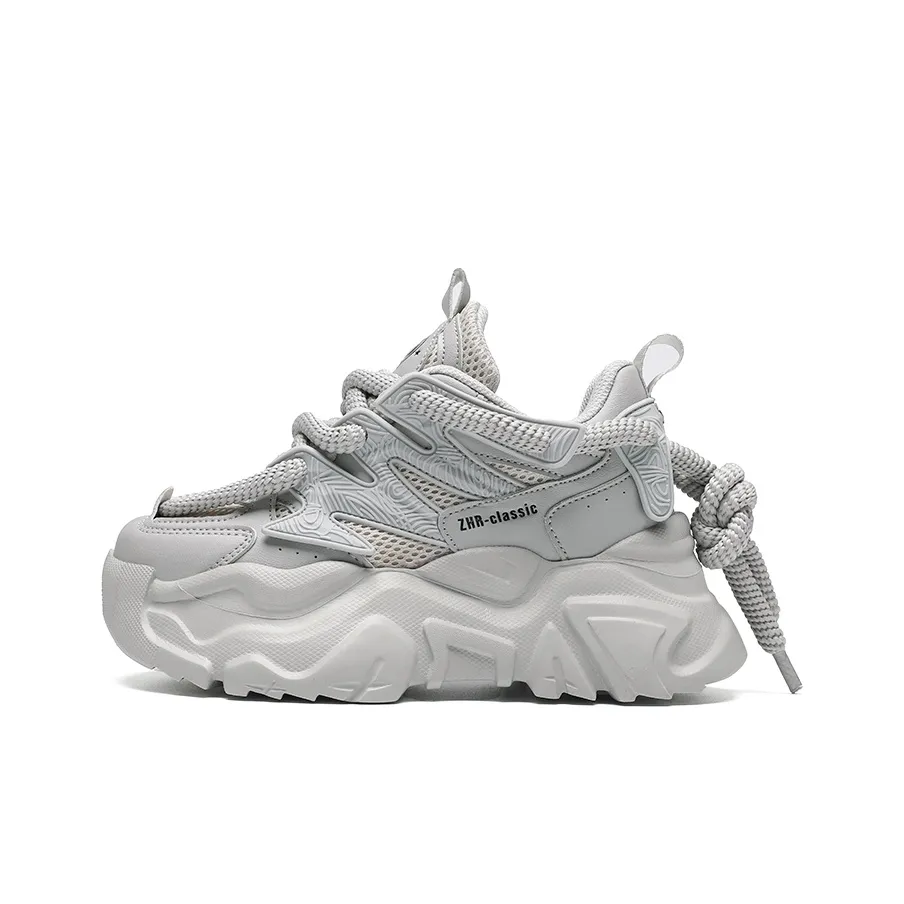 ZHR Романтическое Признание в любви Устойчивый к истиранию Легкий Увеличение Высоты Низкий Топ Кроссовки с Толстой Подошвой Унисекс