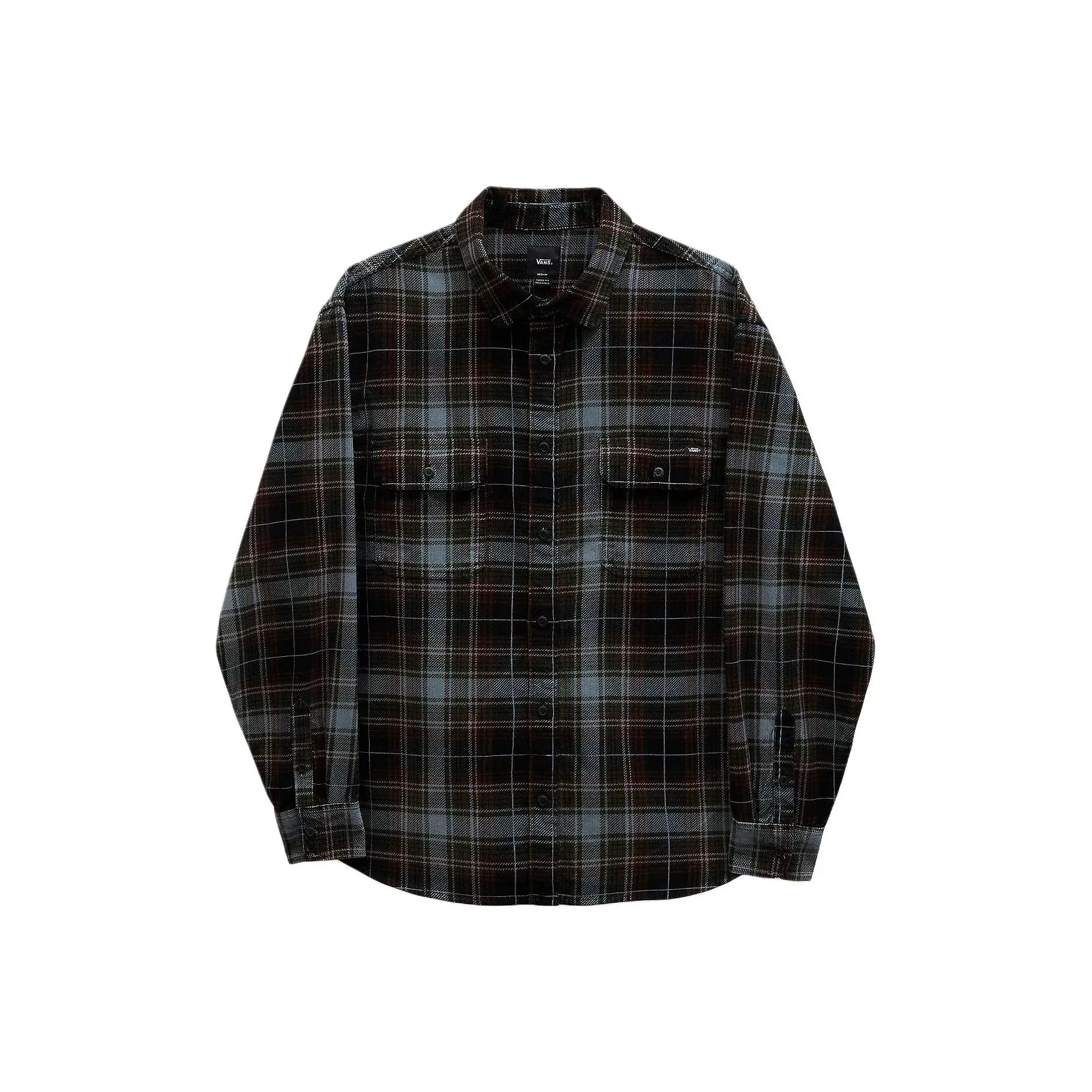 Vans Mayhill Shirts Men's Black/Gray/Blue