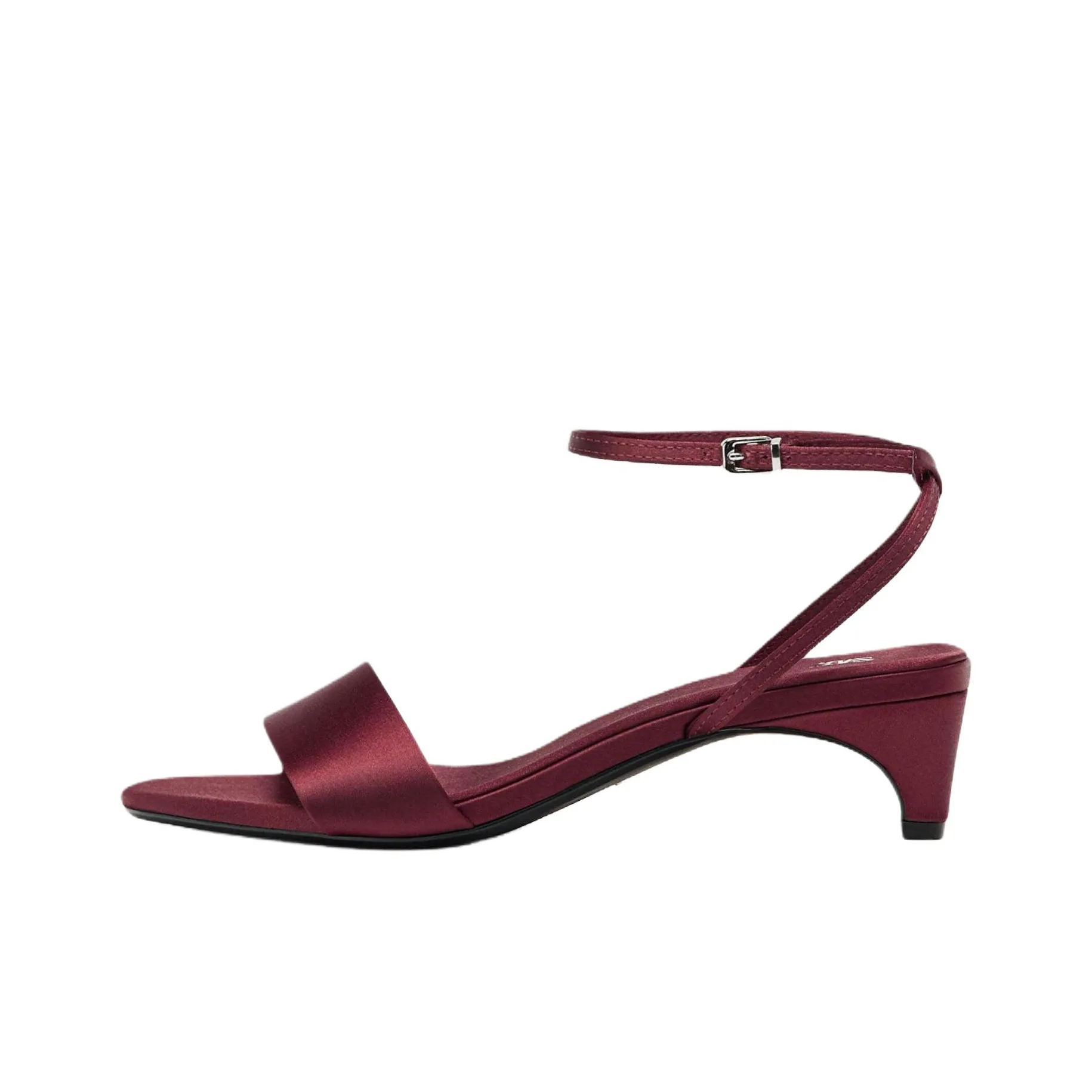ZARA One Ремень Сандалии Женские Темно-красный Цвет