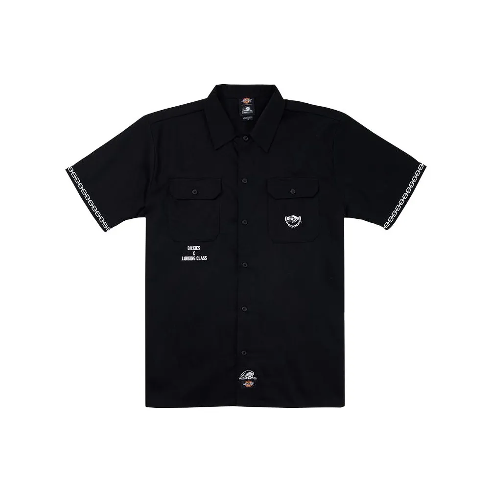 Dickies Рубашка Мужская Asphalt Черный