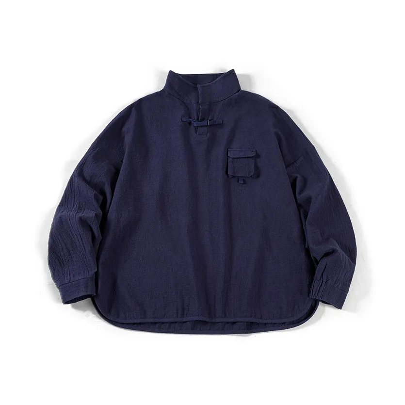 MADEN Blue Мужские Рубашки