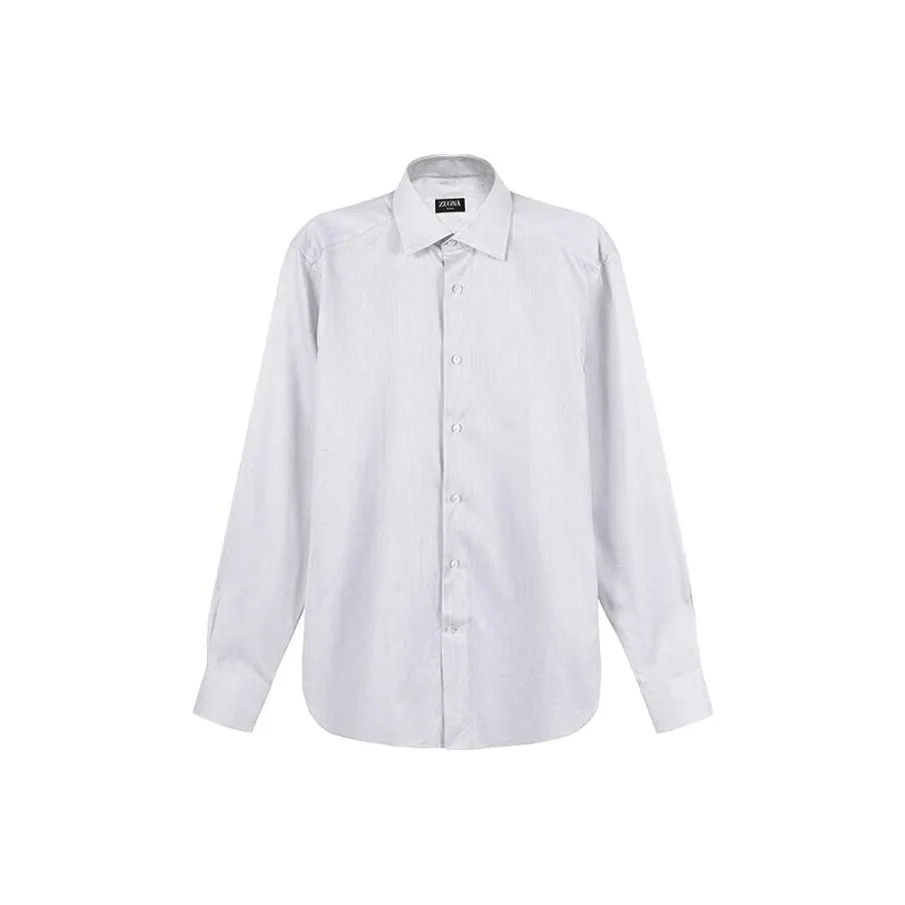 Ermenegildo Zegna Белые Мужские Рубашки