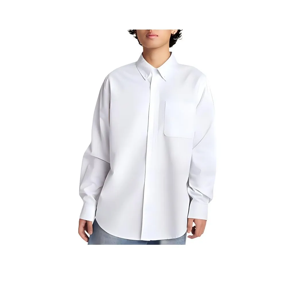 Конверс Белая Мужская Рубашка