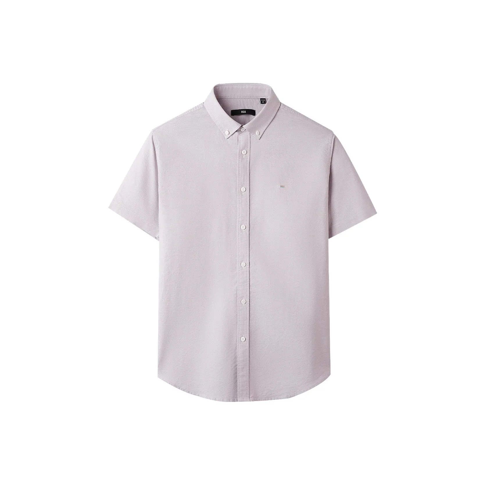 HLA Короткий рукав повседневная рубашка мужская