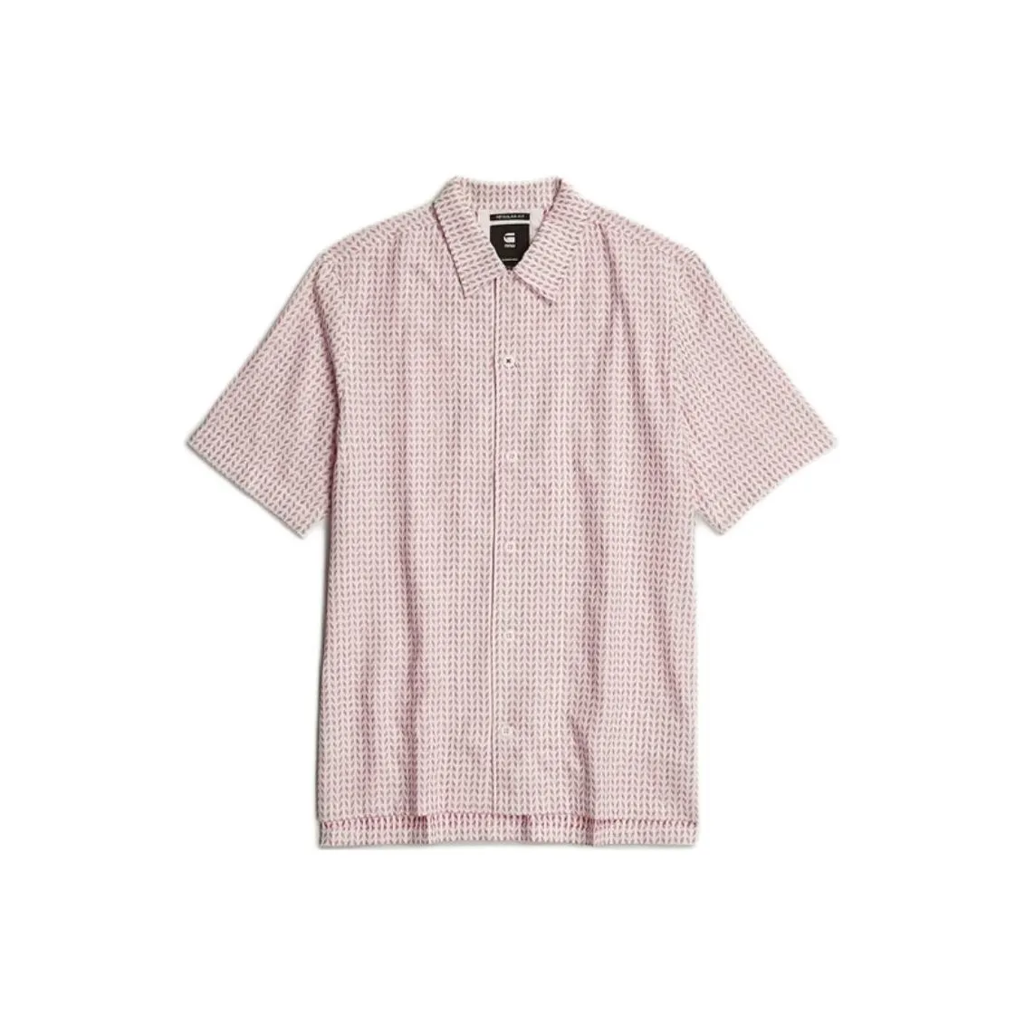 STAR RAW Рубашка Мужская Кислотно-красная