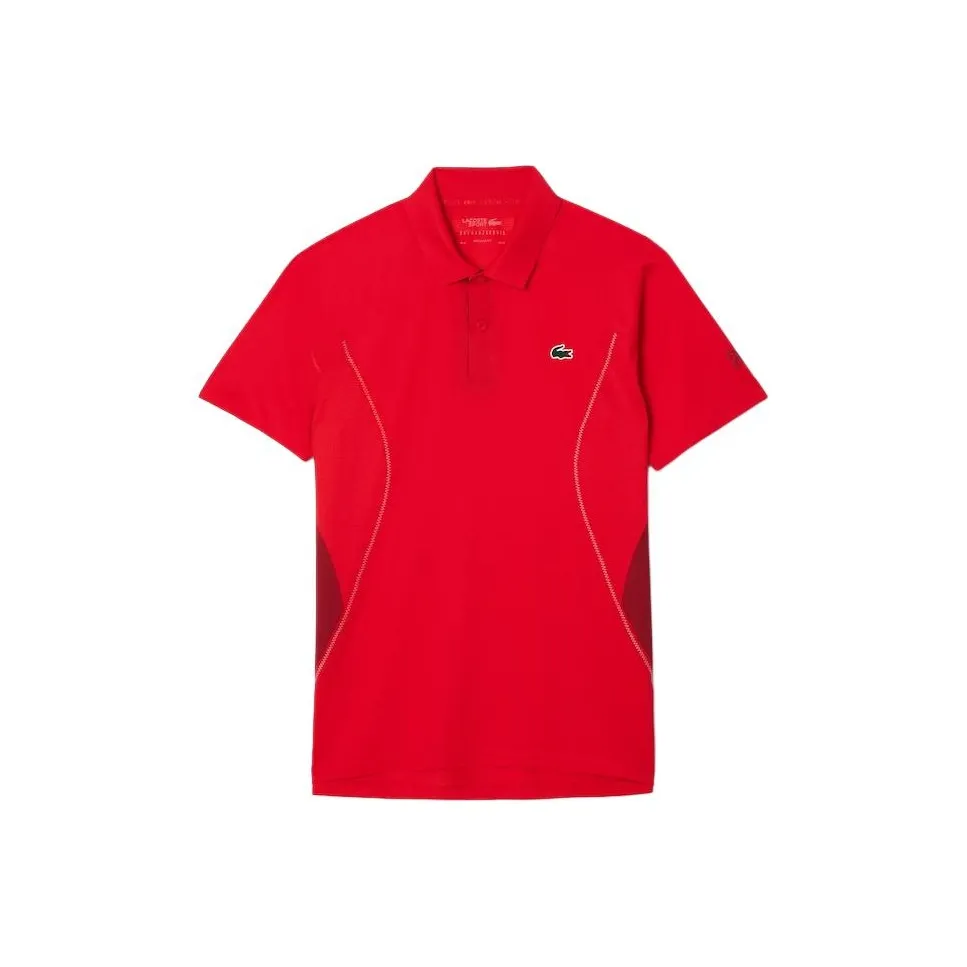 LACOSTE Collaboration Djokovic Collaboration Red Men's Polo