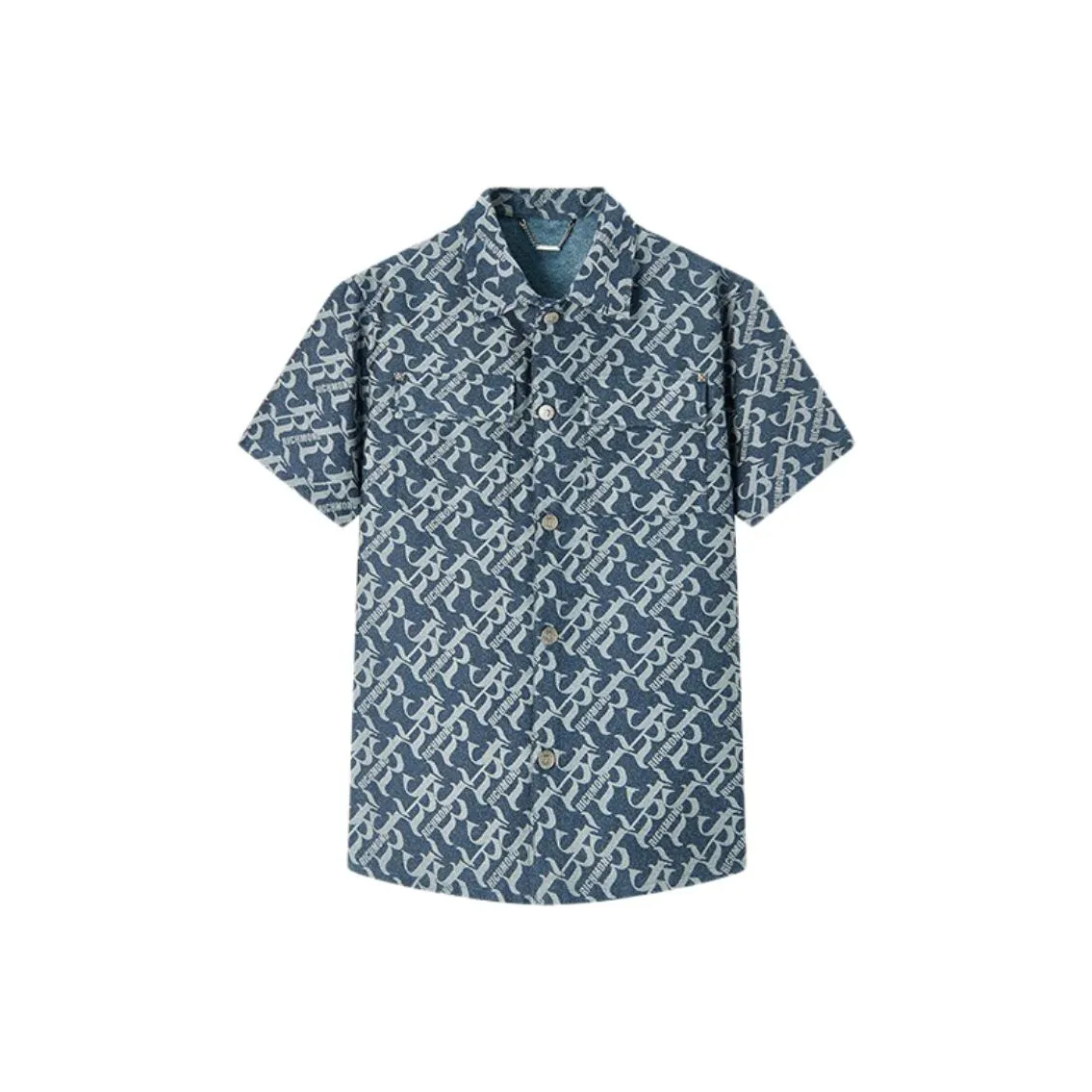 JOHN RICHMOND Shirts Men Light Denim Blue