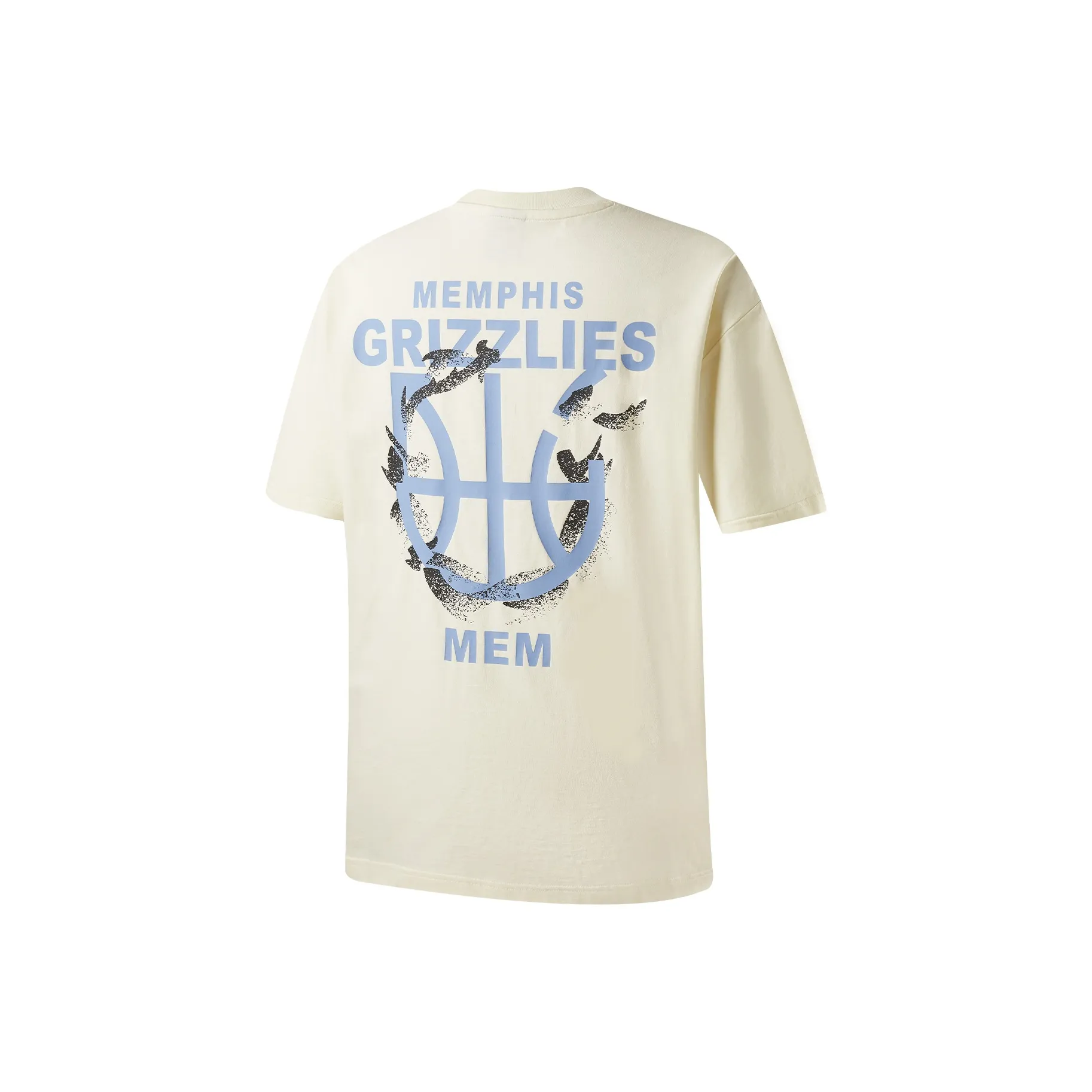 NBA Memphis Grizzlies Team Culture Collection SU25 T Рубашка Унисекс Айвори Белый
