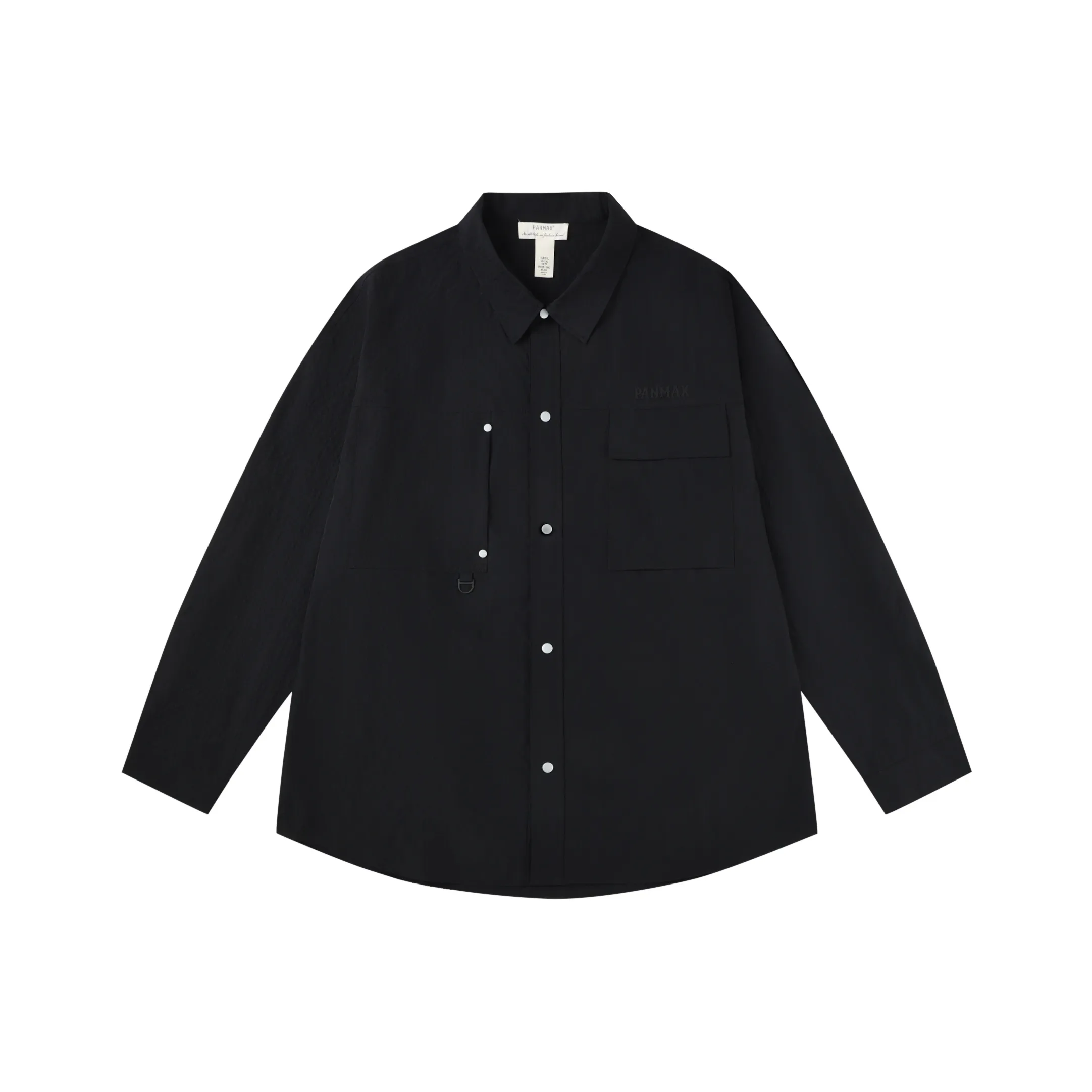 PANMAX Plus Size Men's Clothing Spring Solid Color Shirt Men's