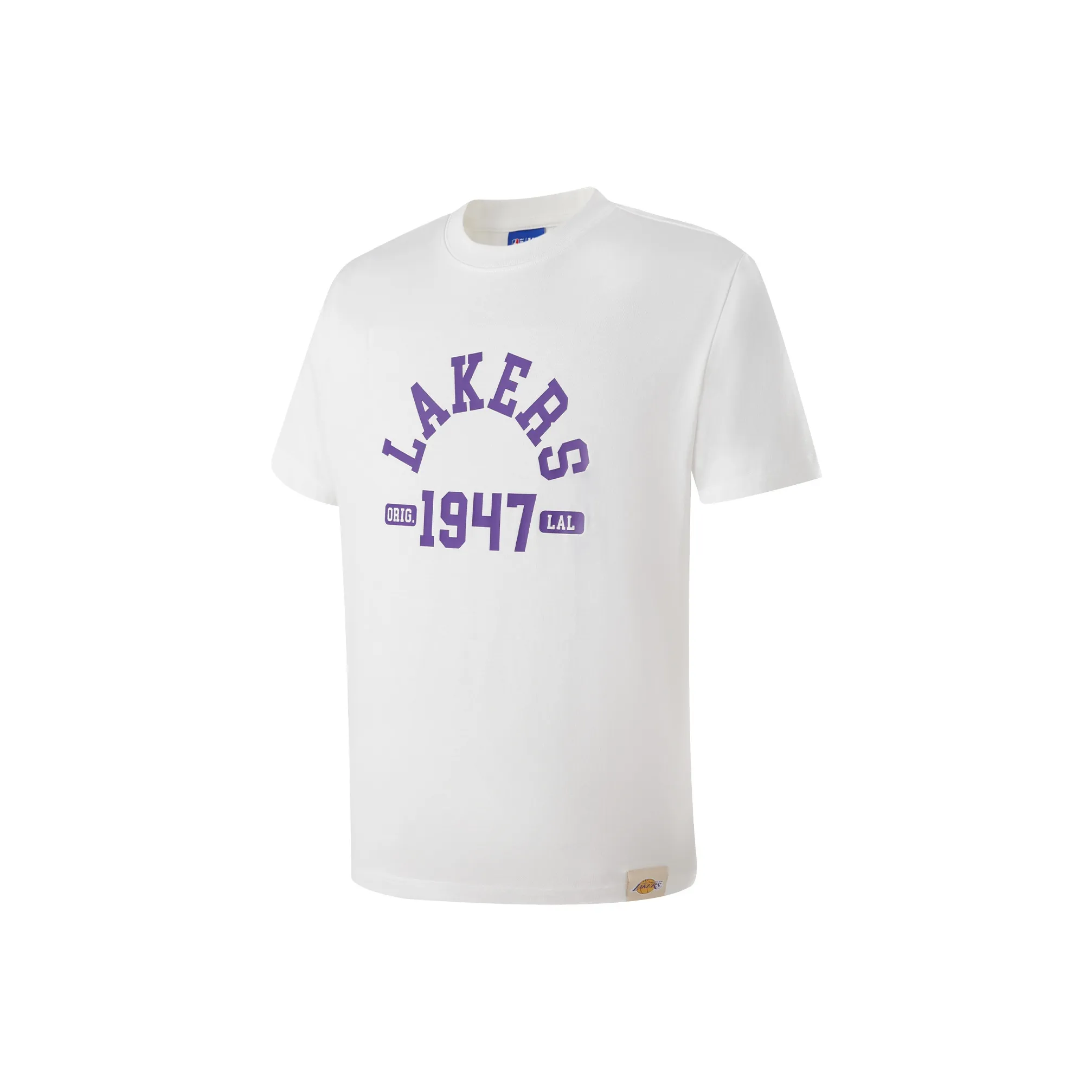 NBA Los Angeles Lakers SU25 T-Shirt Унисекс Белый