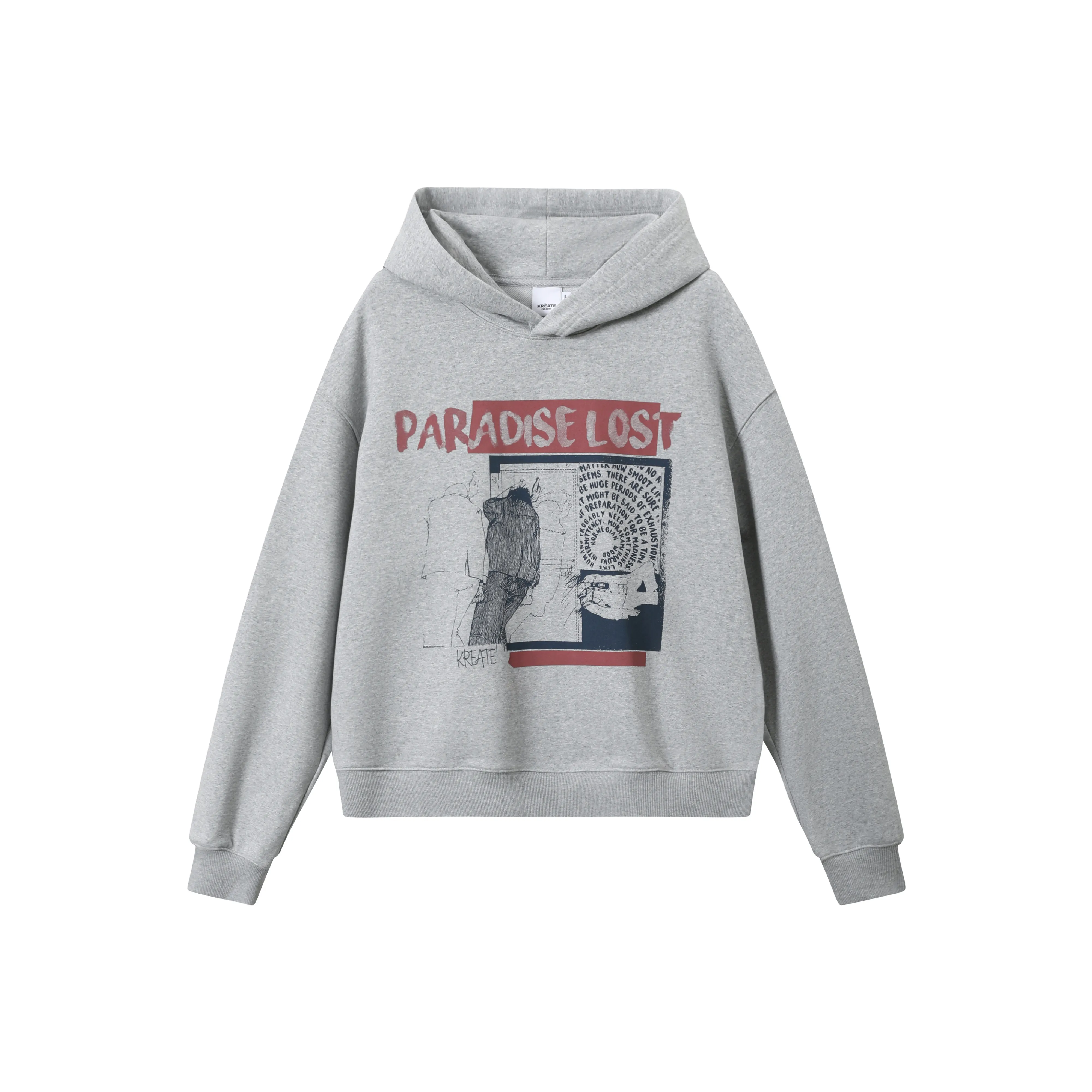 KREATE Тяжелый Пара Толстовка Унисекс