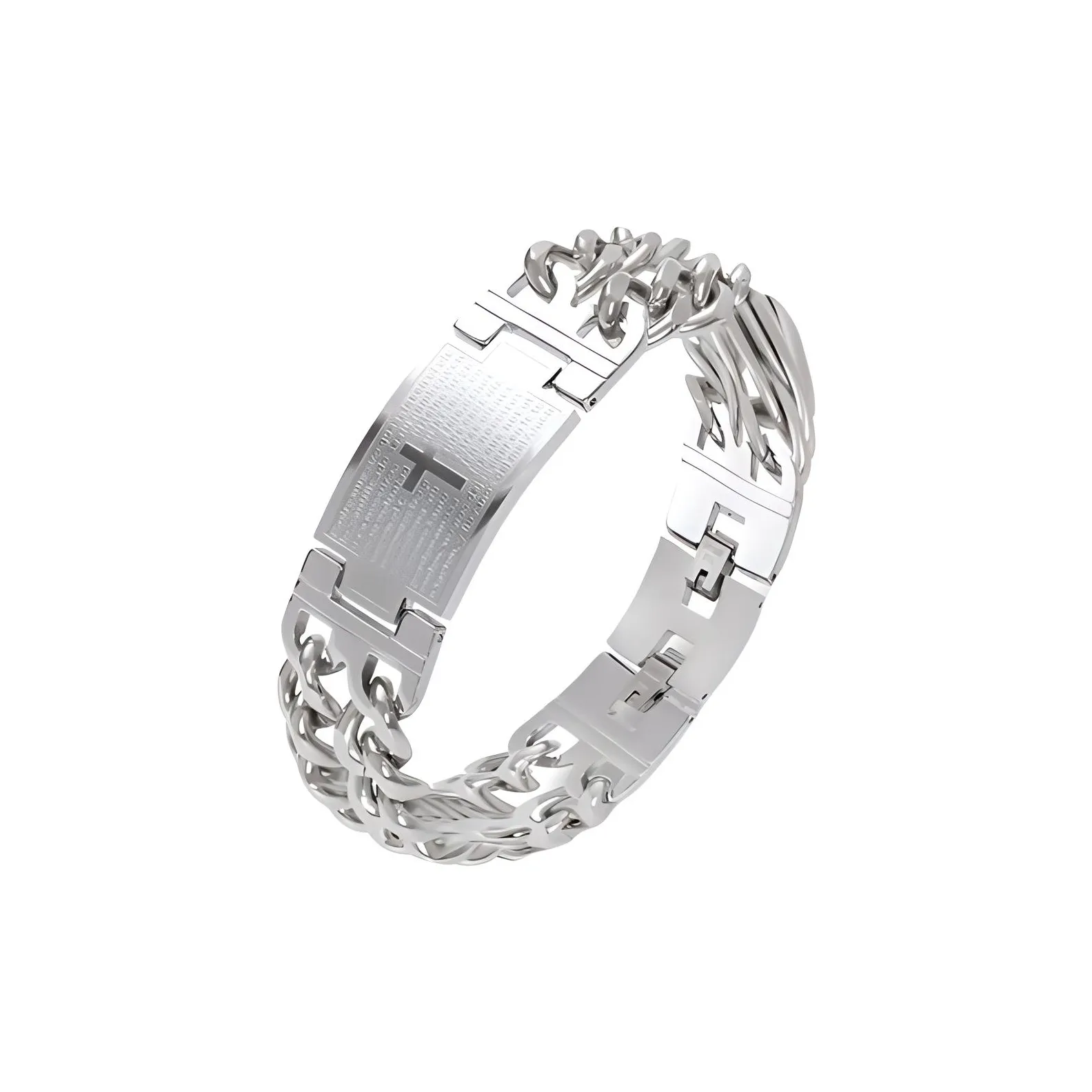 KENMO Браслеты из титанового стального сплава для мужчин