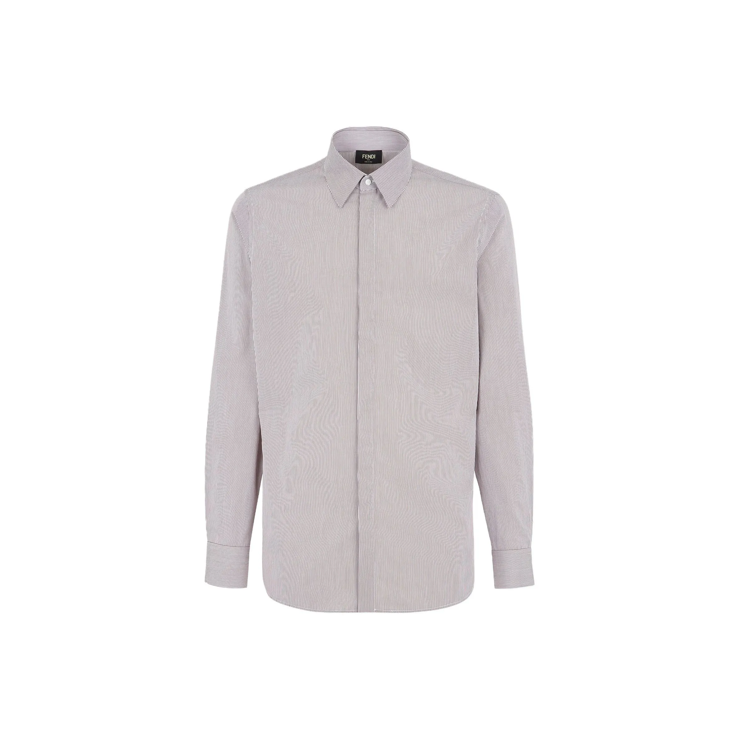 Fendi Коричневые Мужские Рубашки