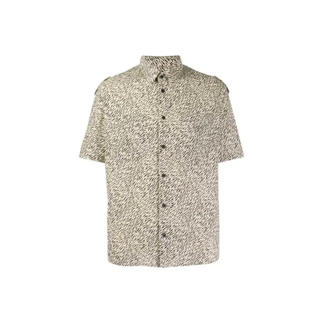 SAINT LAURENT Animal Print Men Shirt Multicolor