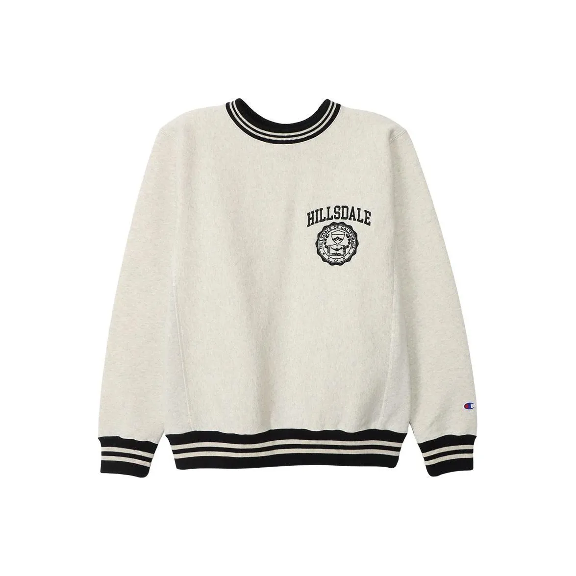 Champion Reverse Weave FW24 Свитшот Унисекс Овсяный Черный