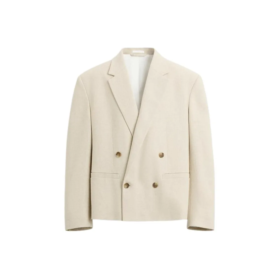 ZARA Бизнес-костюм Мужской Нюдовый Бежевый