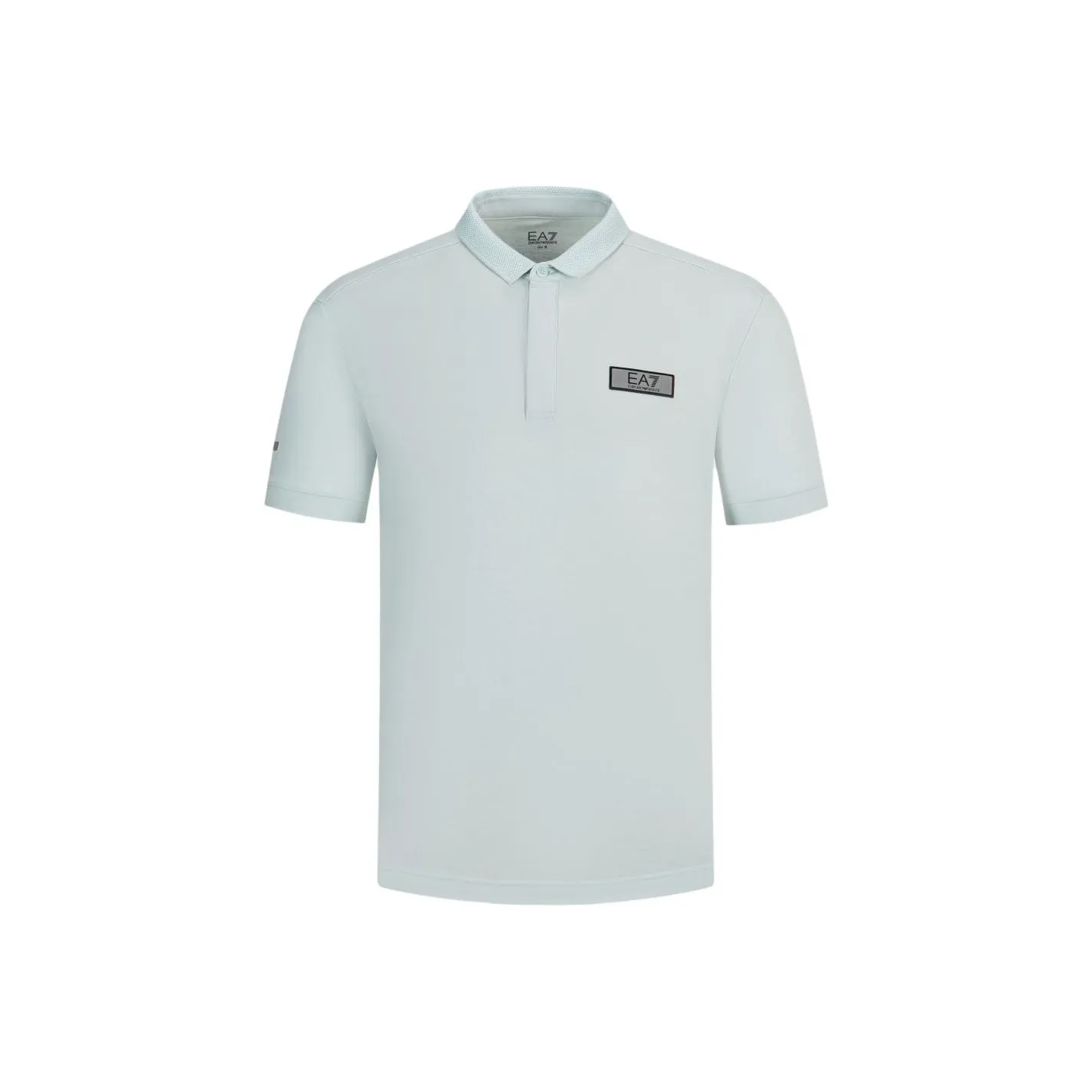 EMPORIO ARMANI EA7 SS24 Поло Мужское Светло-Зеленое