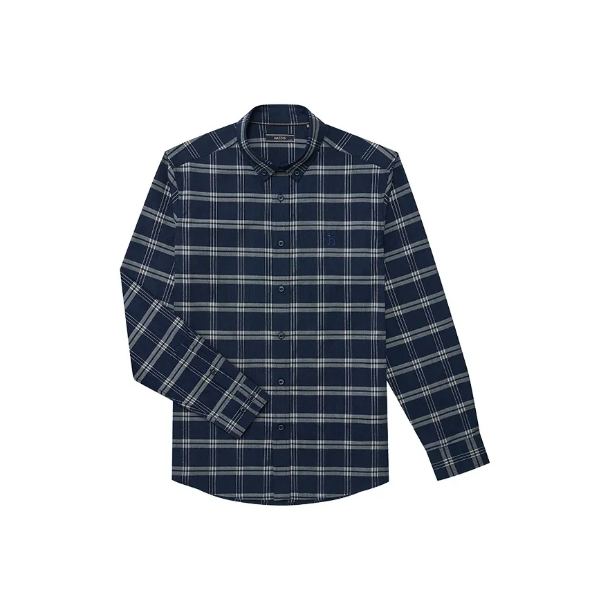 HAZZYS Длинный рукав мужская рубашка