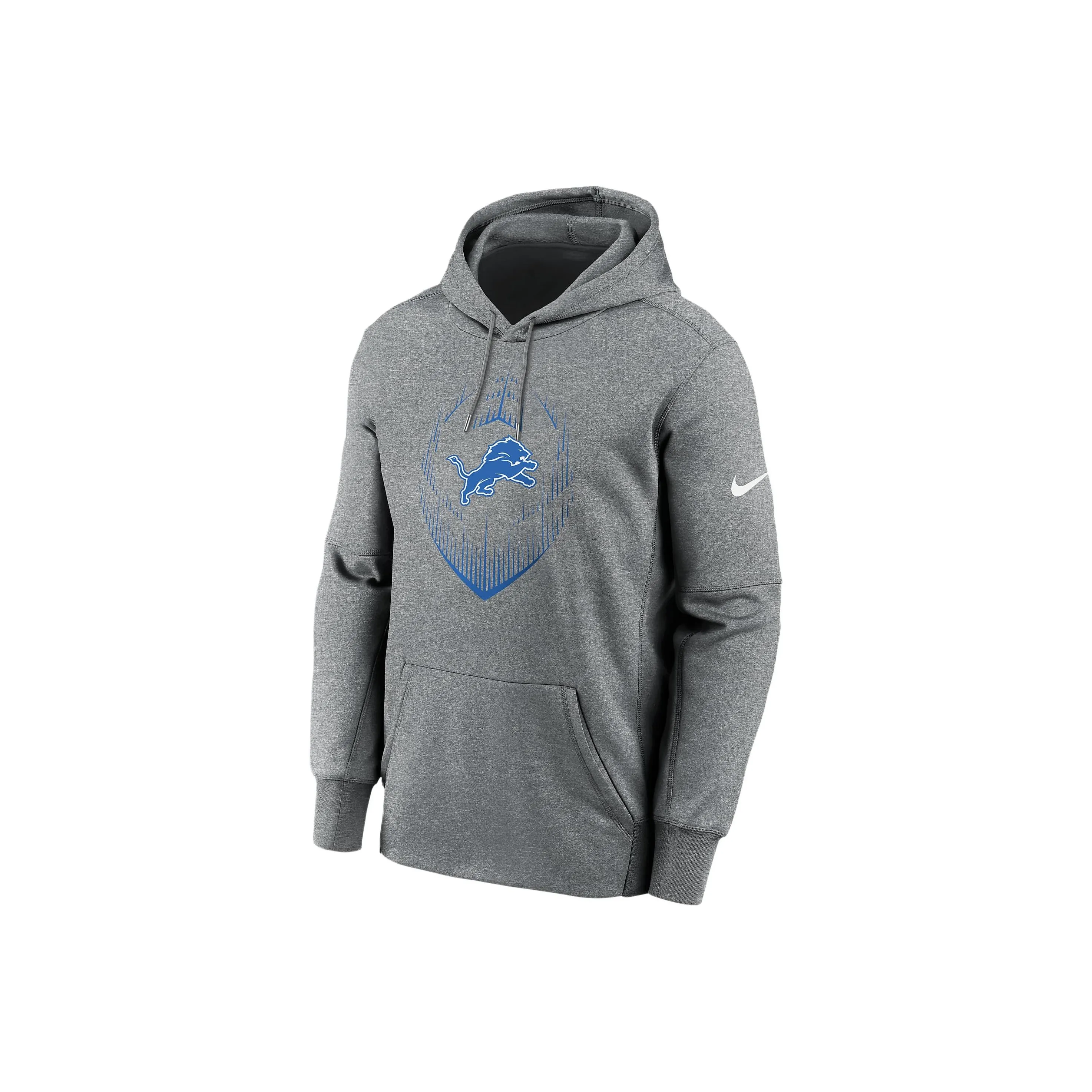 Nike Detroit Lions Icon Men's Nike Therma Nfl Pullover Hoodie