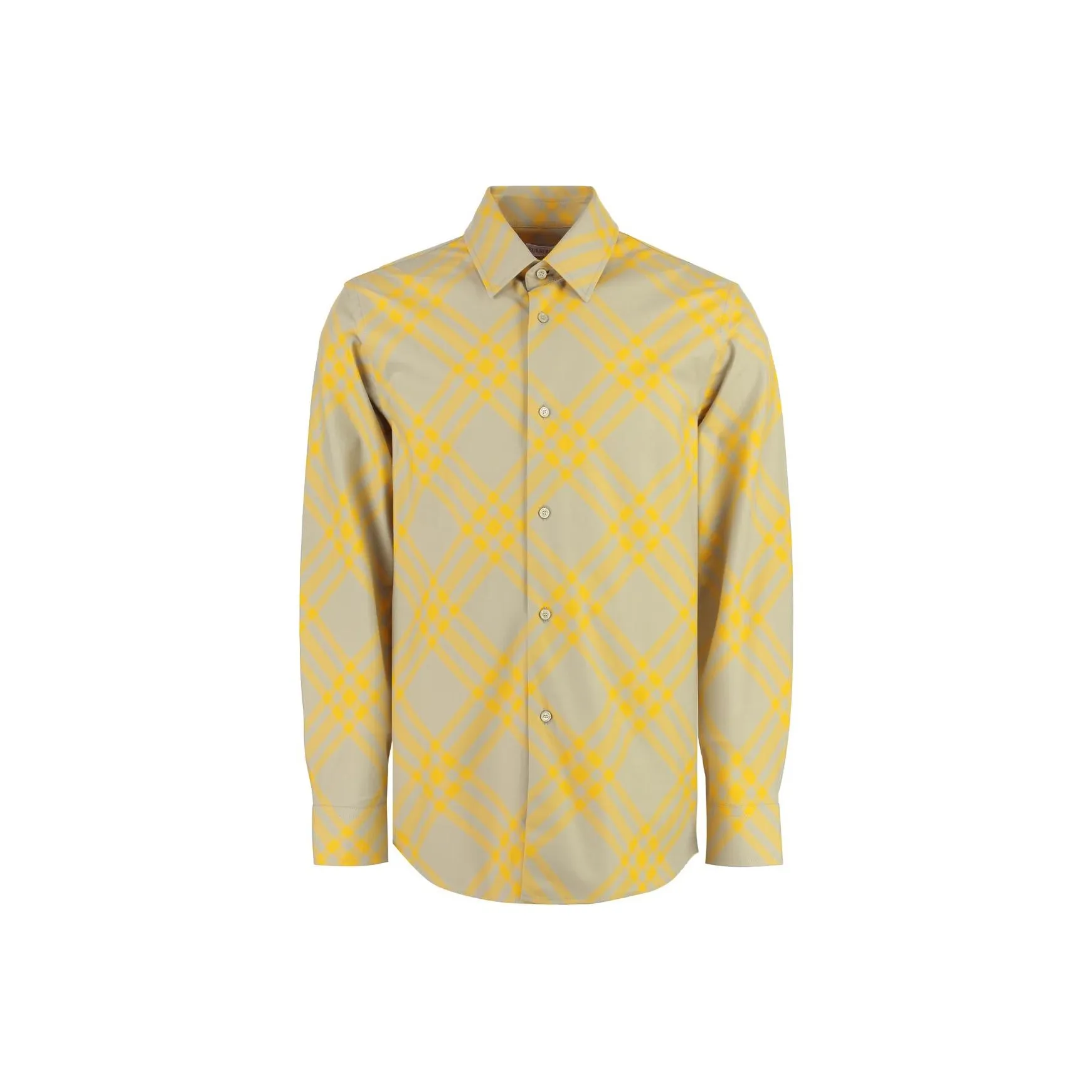 Burberry Shirts Men Yellow