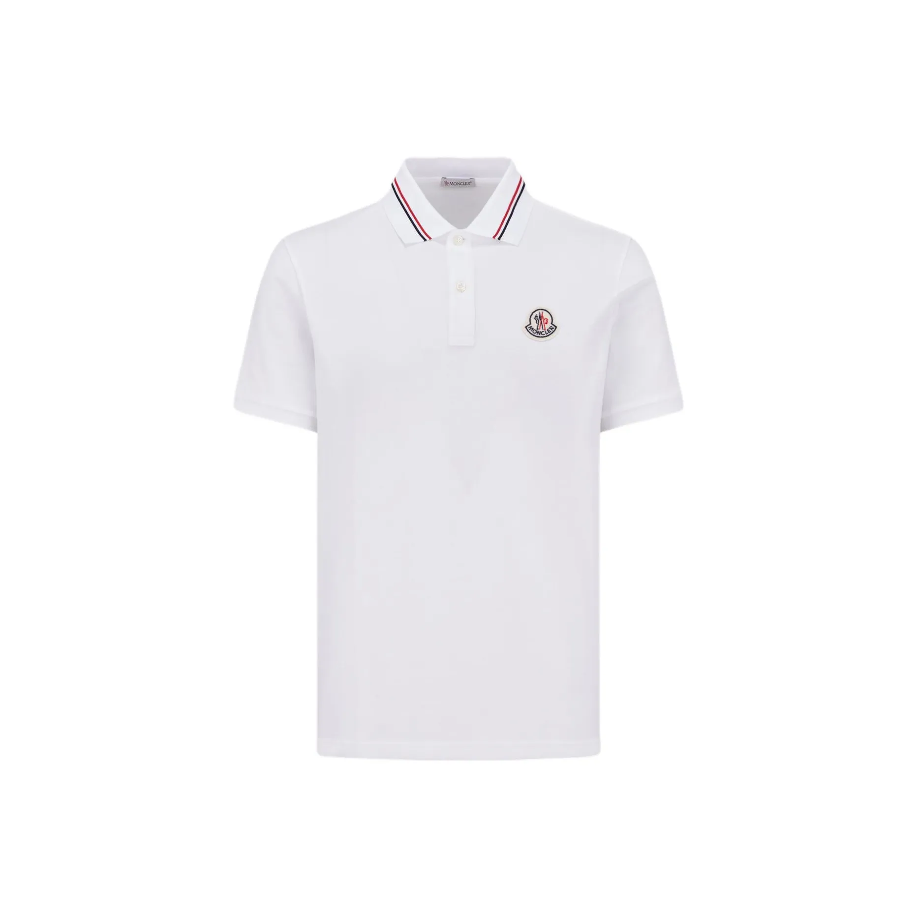 Moncler Logo Patch Short Sleeved Polo Shirt