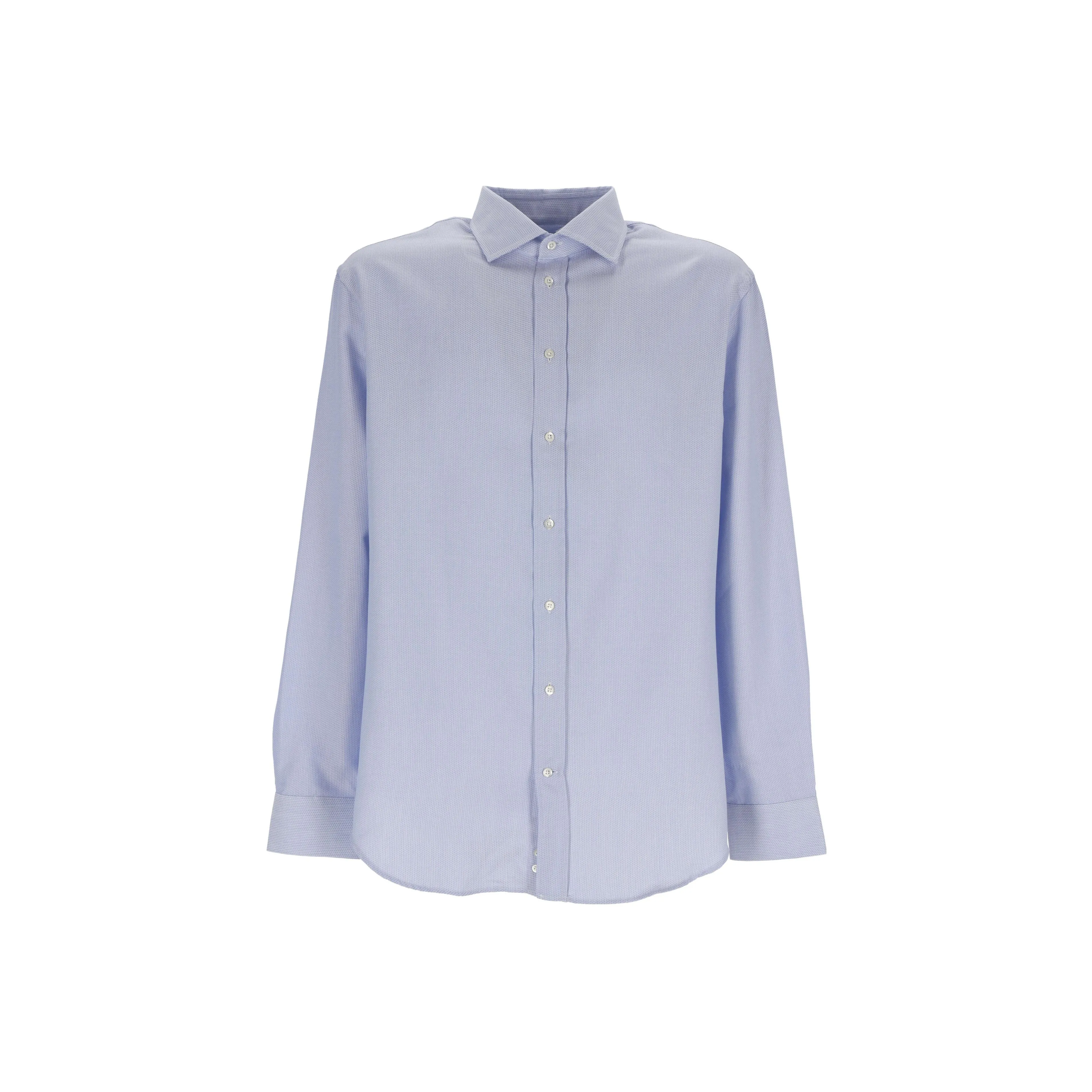 EMPORIO ARMANI Рубашка Мужская Светло-Синяя