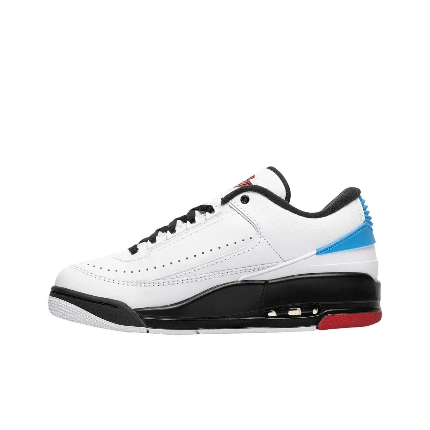 Jordan Air Jordan 2 Anti Slip Wear Resistant Low Top Vintage Basketball Shoes Unisex White