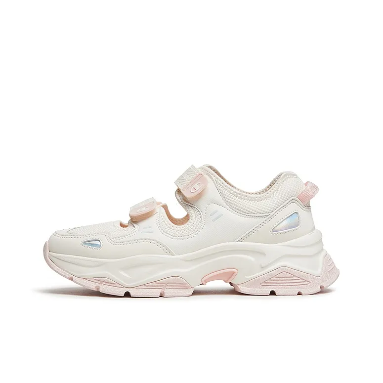 Champion Casual Shoes Women's Low Top Milk White/Soft Rose Red