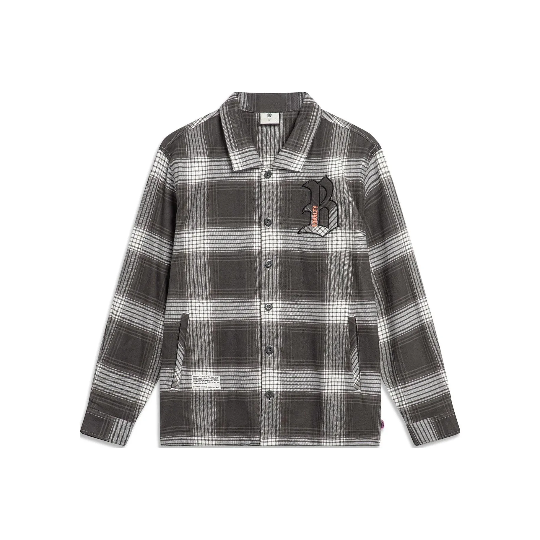 LINING BADFIVE Обсидиан Серый Экрю Эбеновое Дерево Черный Мужские Рубашки