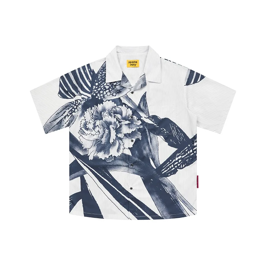 EMPTY REFERENCE x REVERSE IRONY Рубашка Унисекс Белый