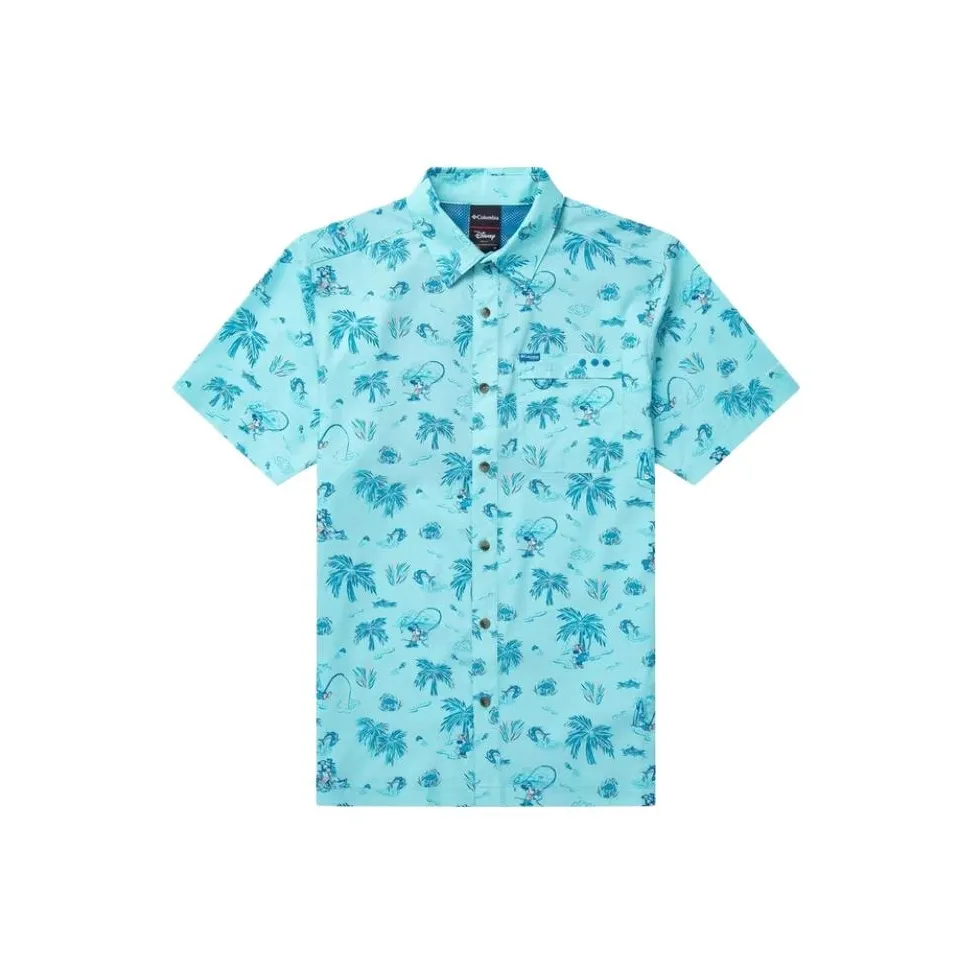 Columbia Синий 499 Мужские Рубашки