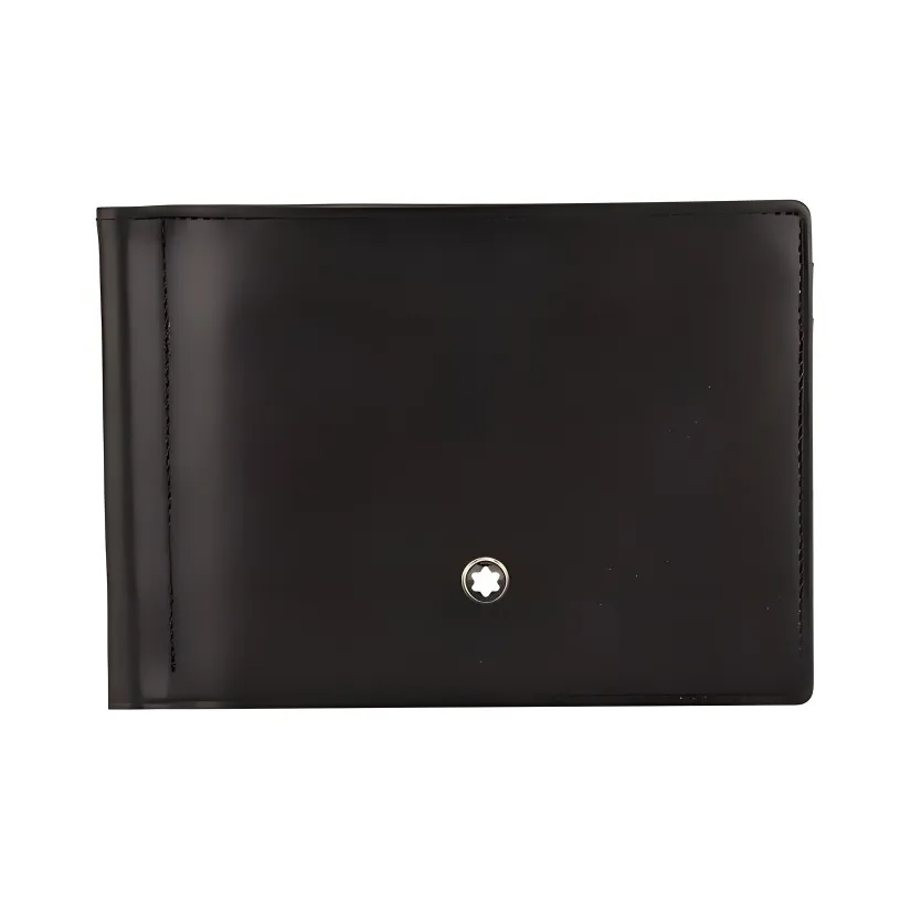 MONTBLANC Meisterstuck Кошелек из коровьей кожи Мужской Черный