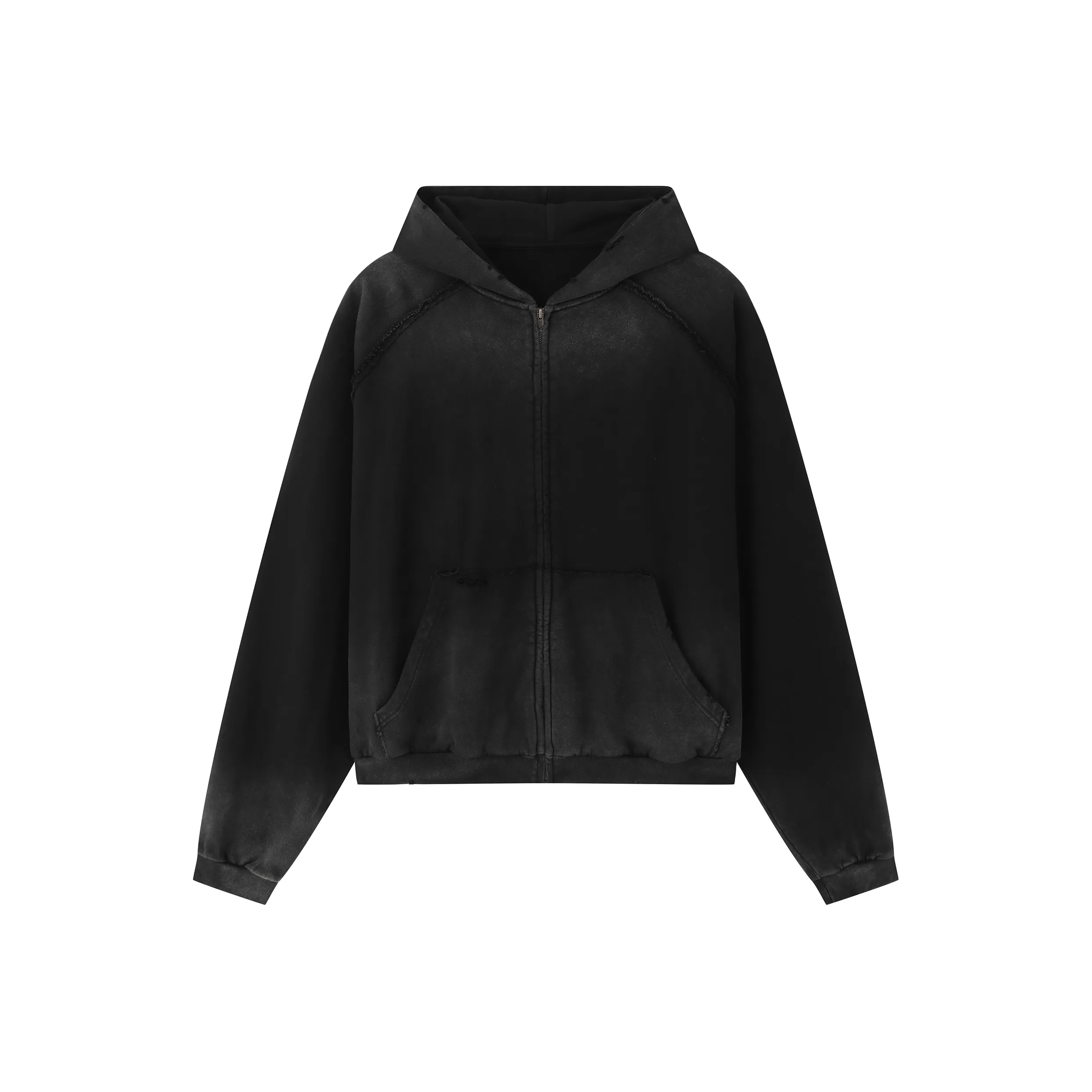 Fearless East Толстовка Унисекс Выцветший Черный