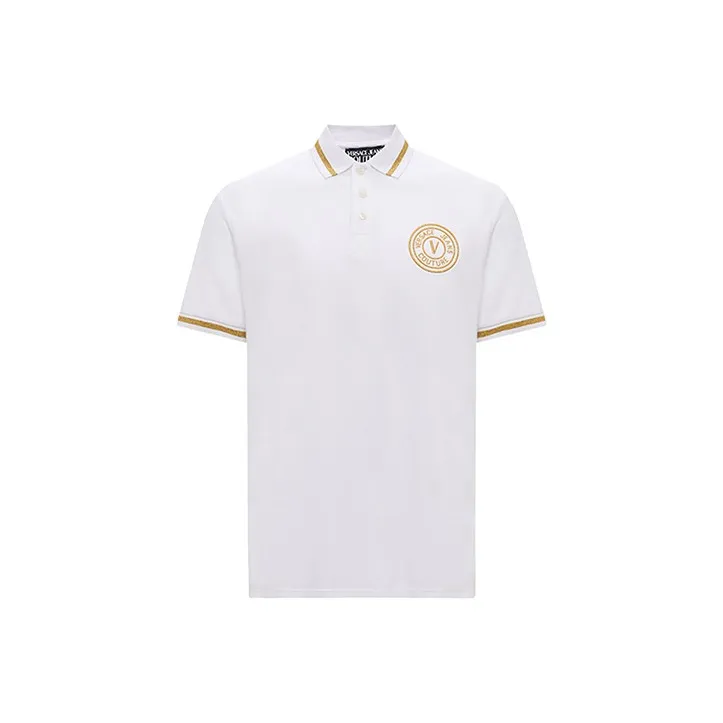 knit logo shift dress Logo Embroidered Short Sleeved Polo Shirt