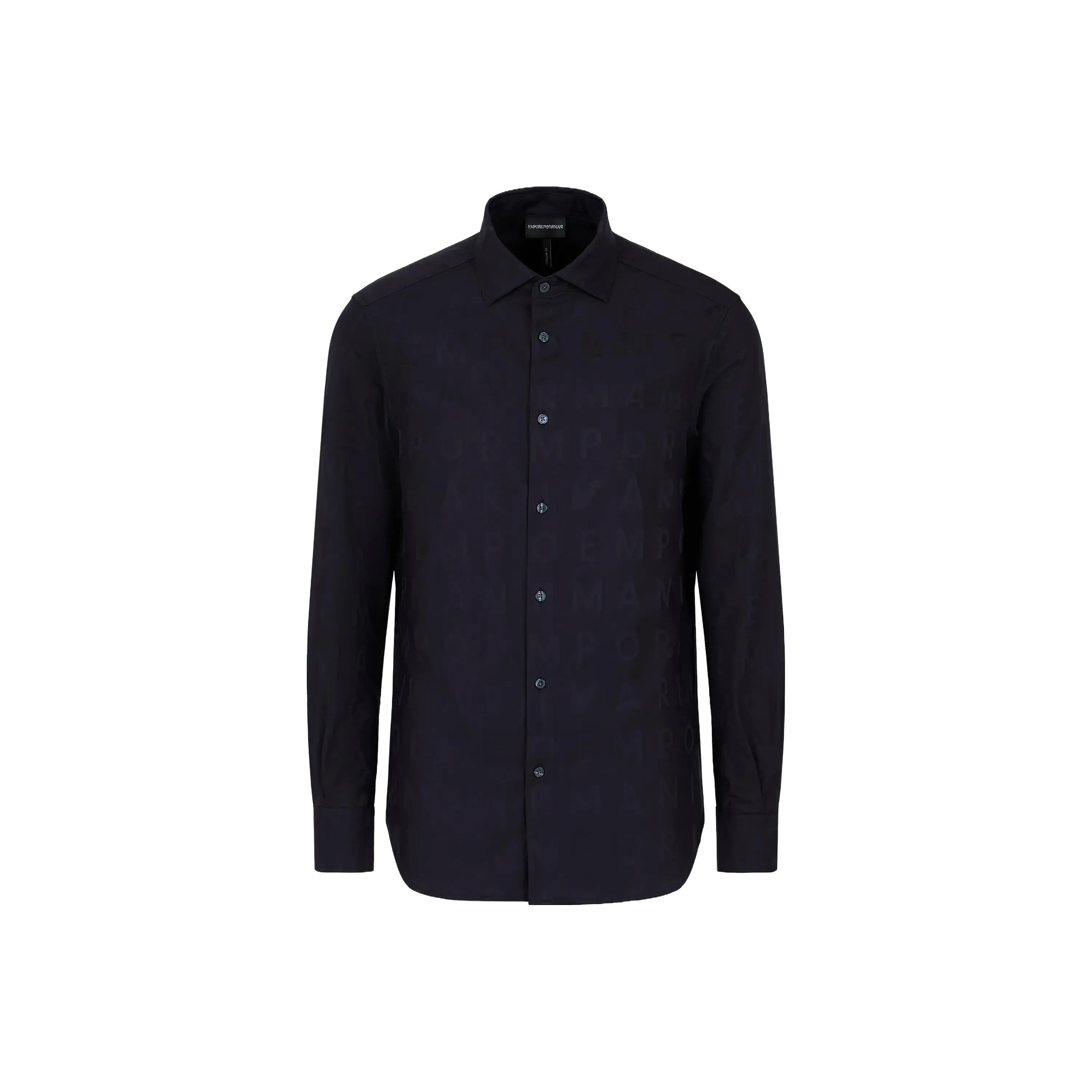 EMPORIO ARMANI Темно-синие мужские рубашки