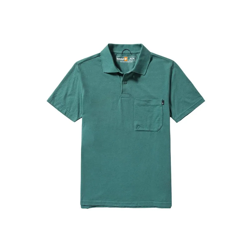 Timberland Polo Shirt Men's Turquoise