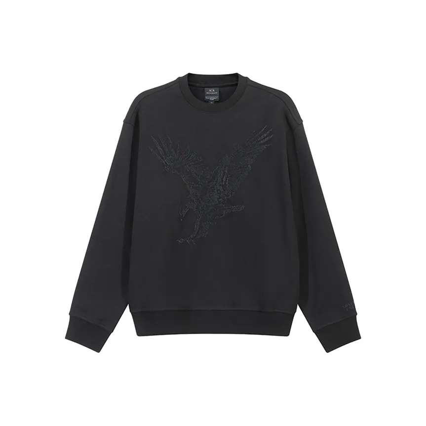 ARMANI EXCHANGE Eagle embroidery Sweatshirt