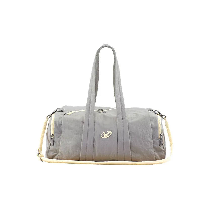 YOOLO Three proof Fabric Shoulder Bag Crossbody Bag Handbag Travel Bag Gym Bag Large Size Women's Gray/Pink