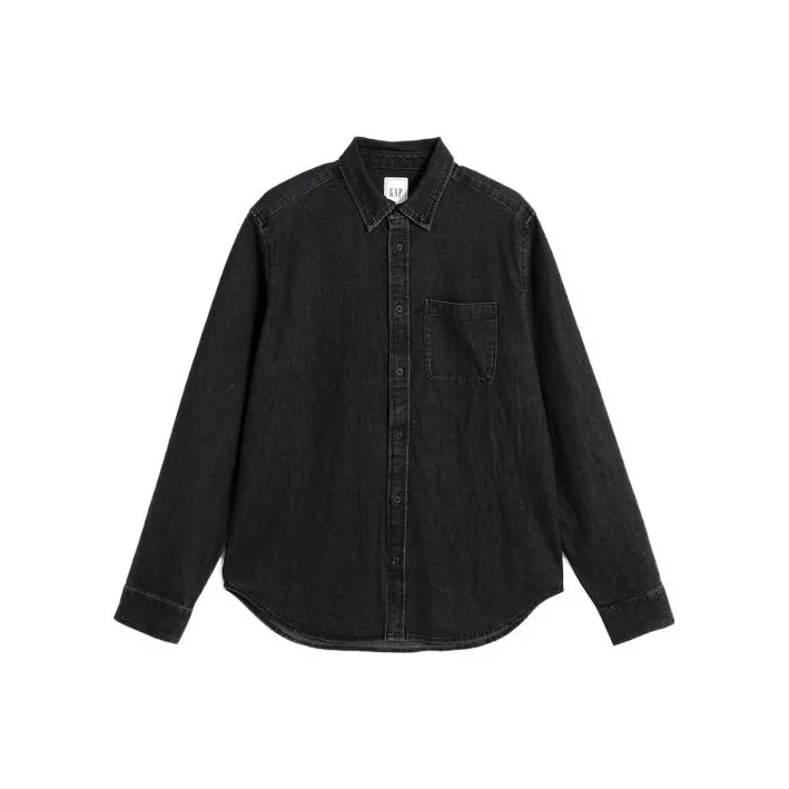 GAP совместная черная мужская рубашка