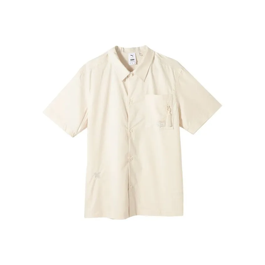 PUMA x POP MART Skullpanda Рубашка Унисекс Чисто белый